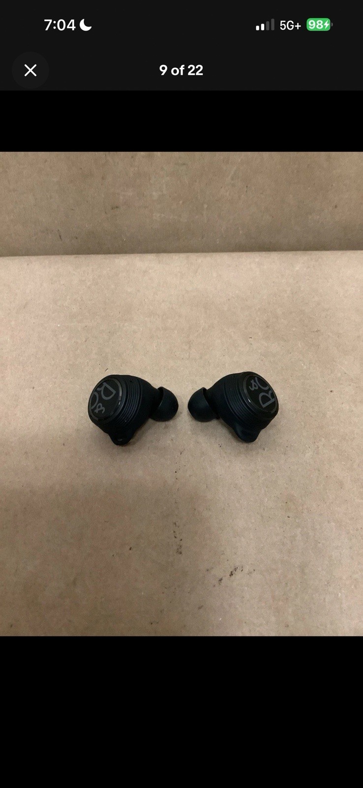 Bang & Olufsen B&O BeoPlay E8 Wireless Bluetooth Earbuds In Charger Case – Black