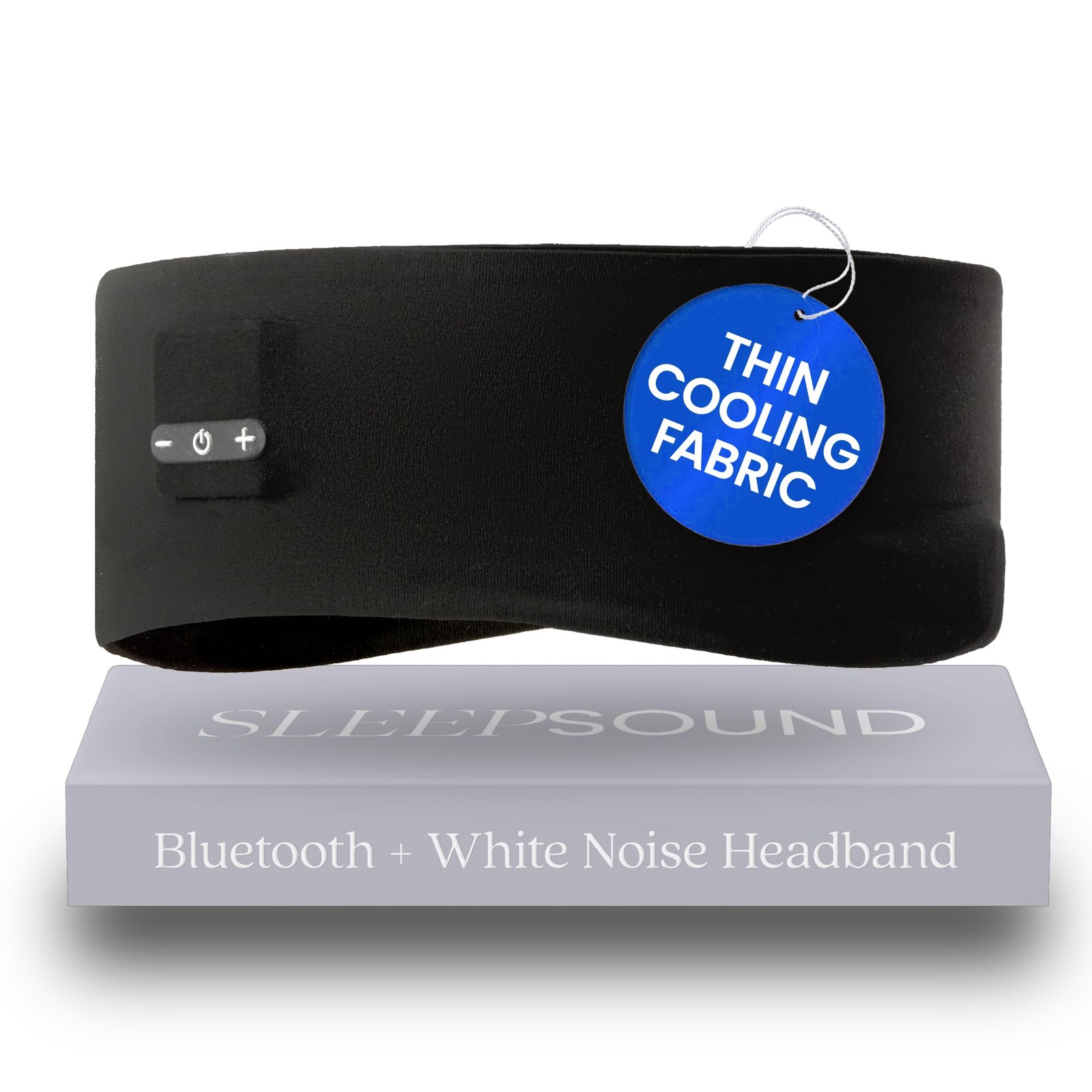 SleepSound Loose-Fitting Bluetooth Sleep Headband Speakers for Black