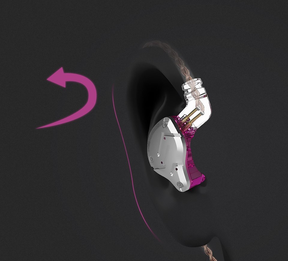 KZ ZS10 PRO In-ear 4BA+1DD Hybrid Metal eSport Noise Cancel Earphone w/Mic