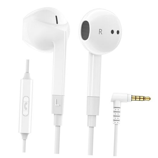 FEROX Wired Earbuds in-Ear Headphones, 5 Year Warranty, Earphones with 1 Pack