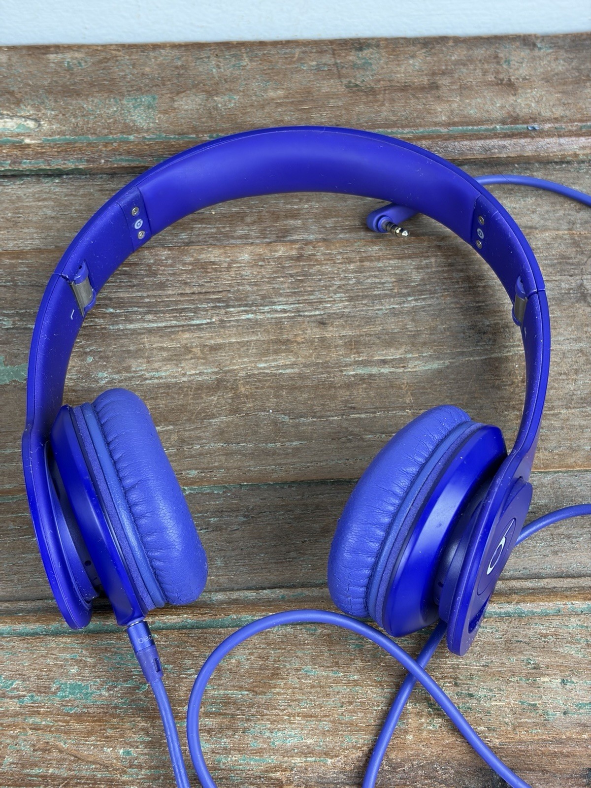 Beats by Dr. Dre Solo HD On-Ear Headphones Purple with Cord Tested Working