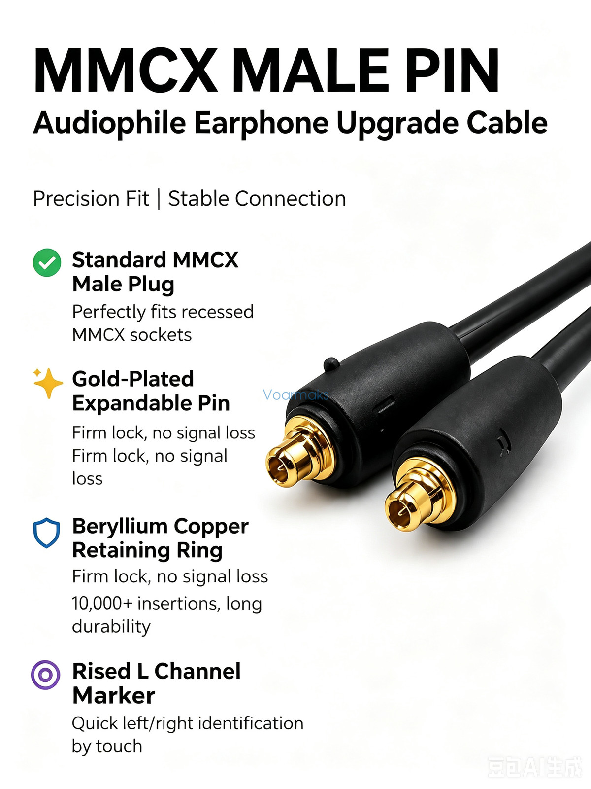 Hifi Occ DAC Earphone Cable for Sennheiser IE200 IE300 IE600 IE900 Mic Control