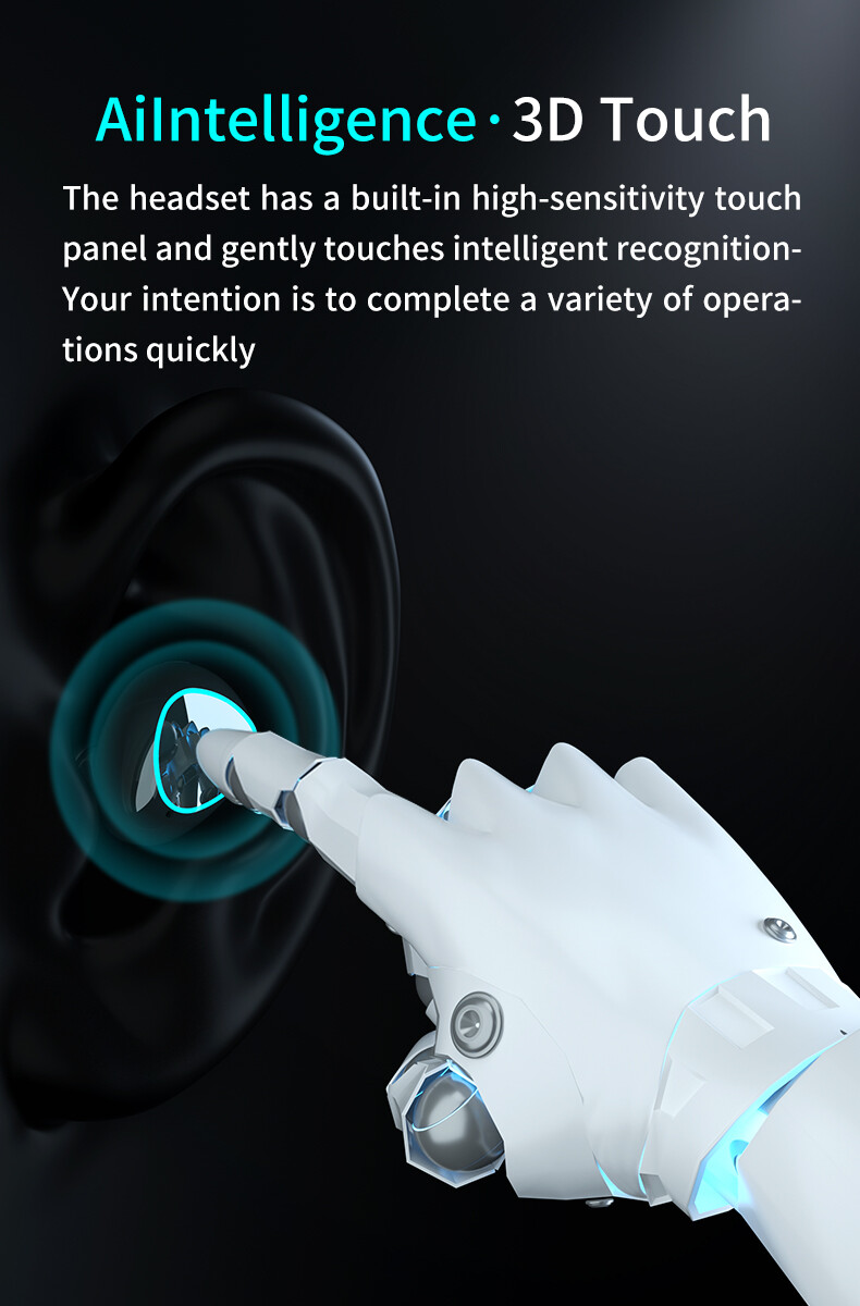 TWS Wireless Earbuds Bluetooth 5.0 Waterproof Headset Headphones With Power Bank