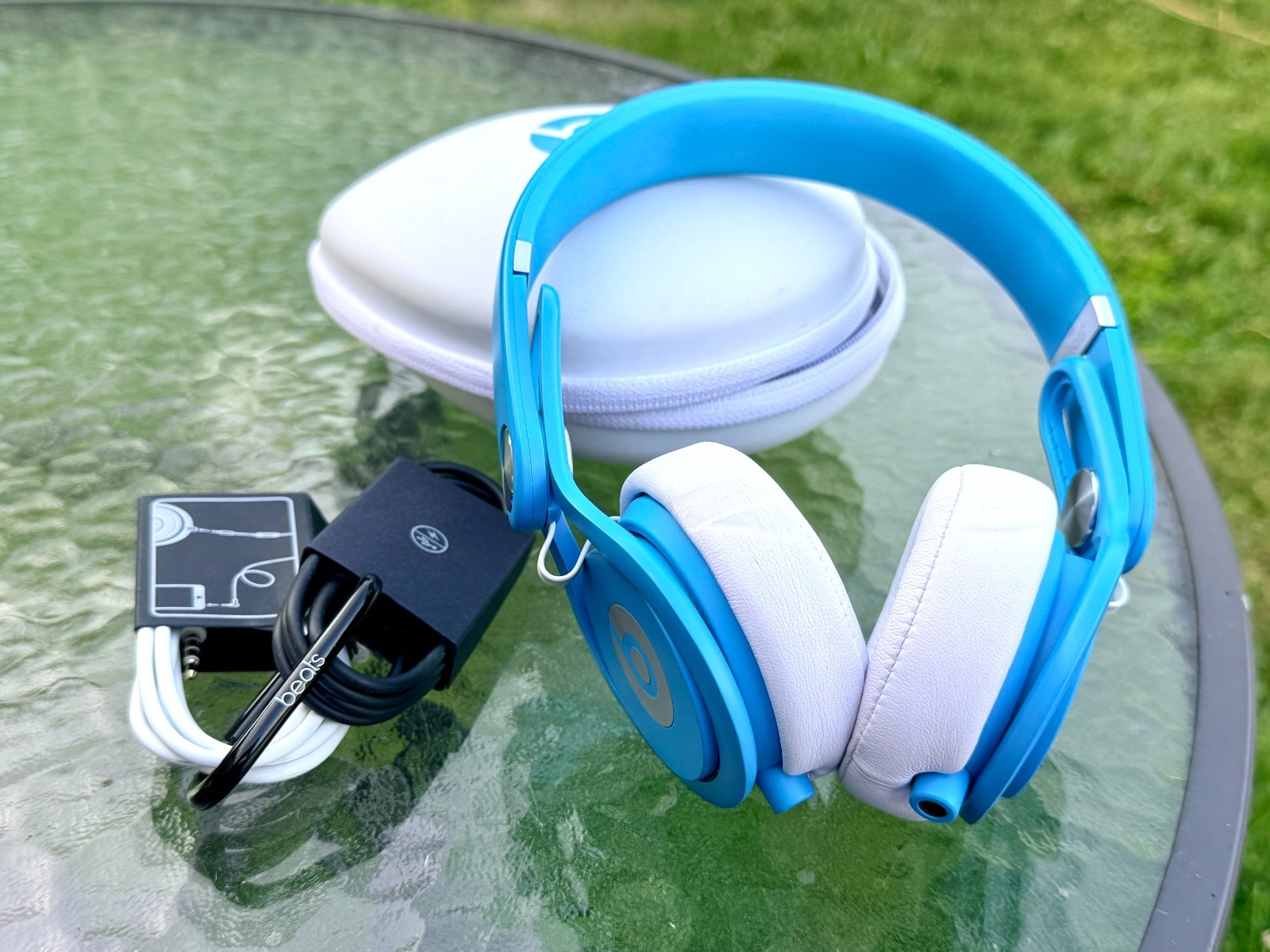 Beats Mixr Wired Headphones David Guetta Limited Blue/White GUC