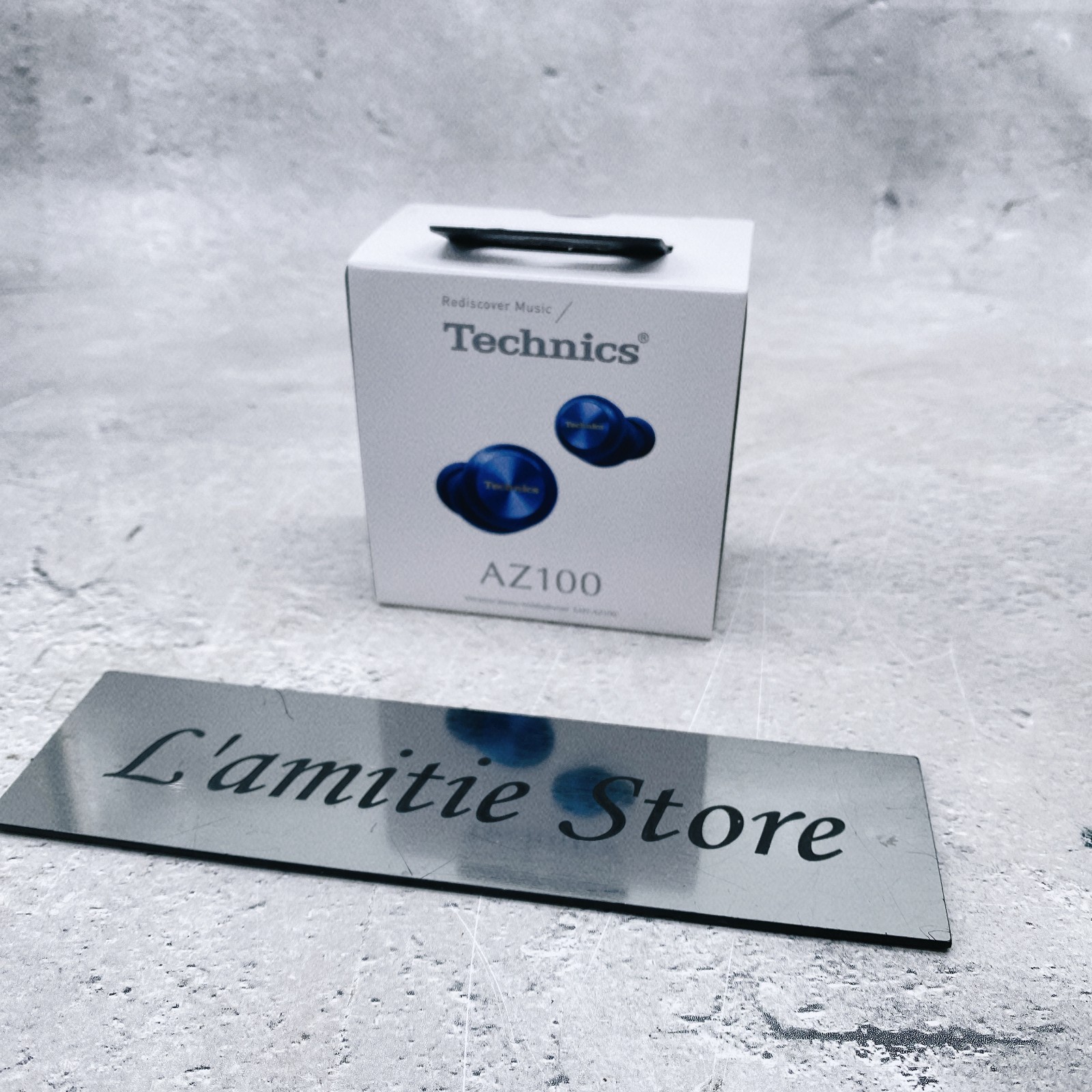 Technics EAH-AZ100-A Wireless Noise Cancelling Earbuds Bluetooth Midnight Blue