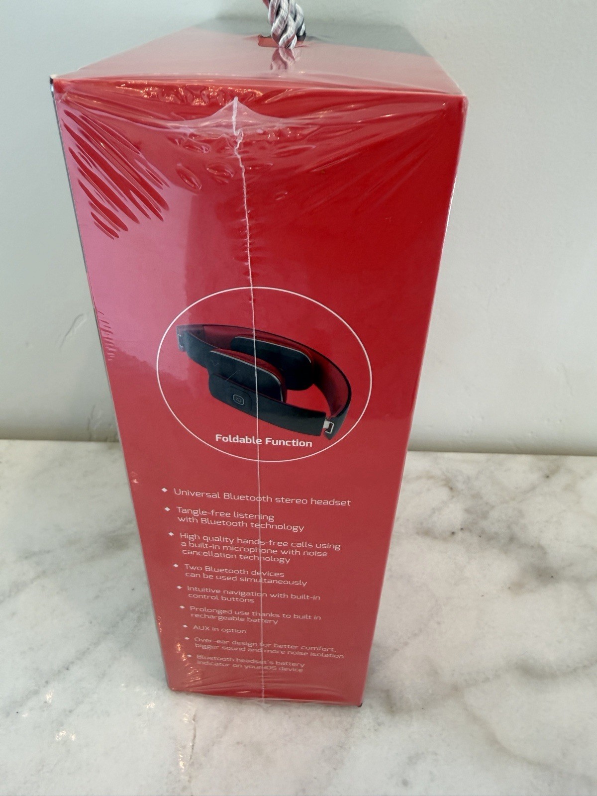 Ai Pro 200 Plus Bluetooth Stereo Headset Black/Red NEW IN BOX Lifetime Warranty