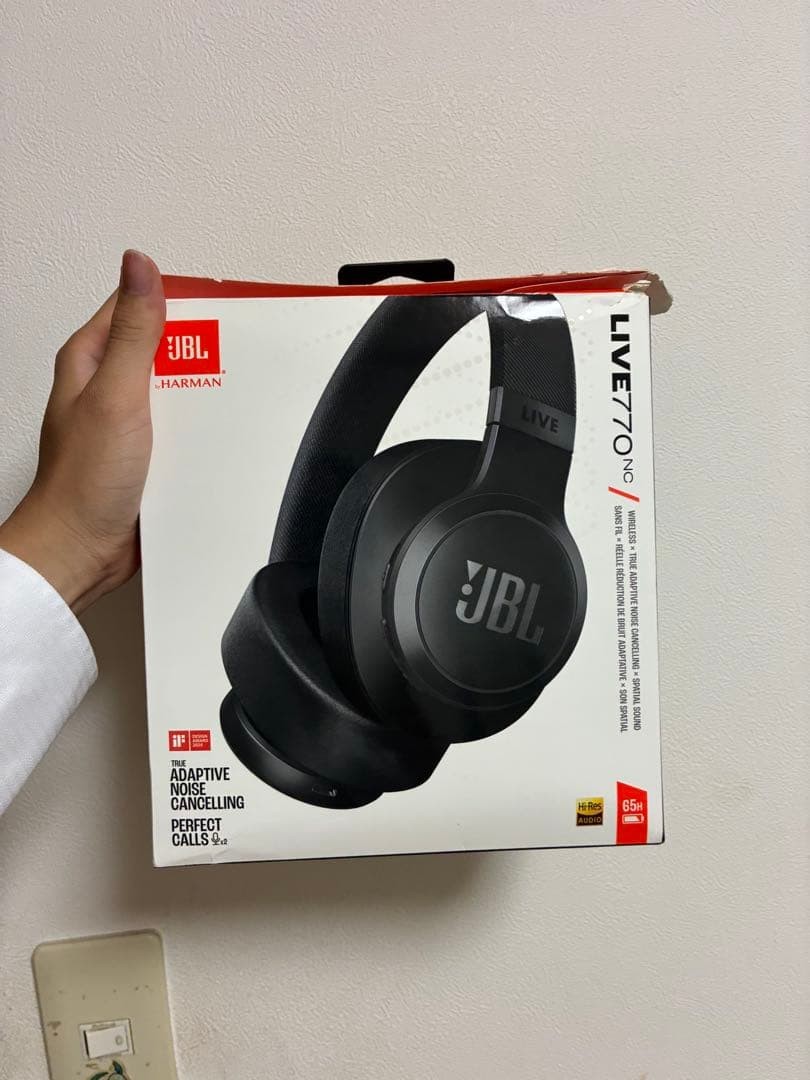 JBL LIVE 770NC Headphones Tested & Works 4766