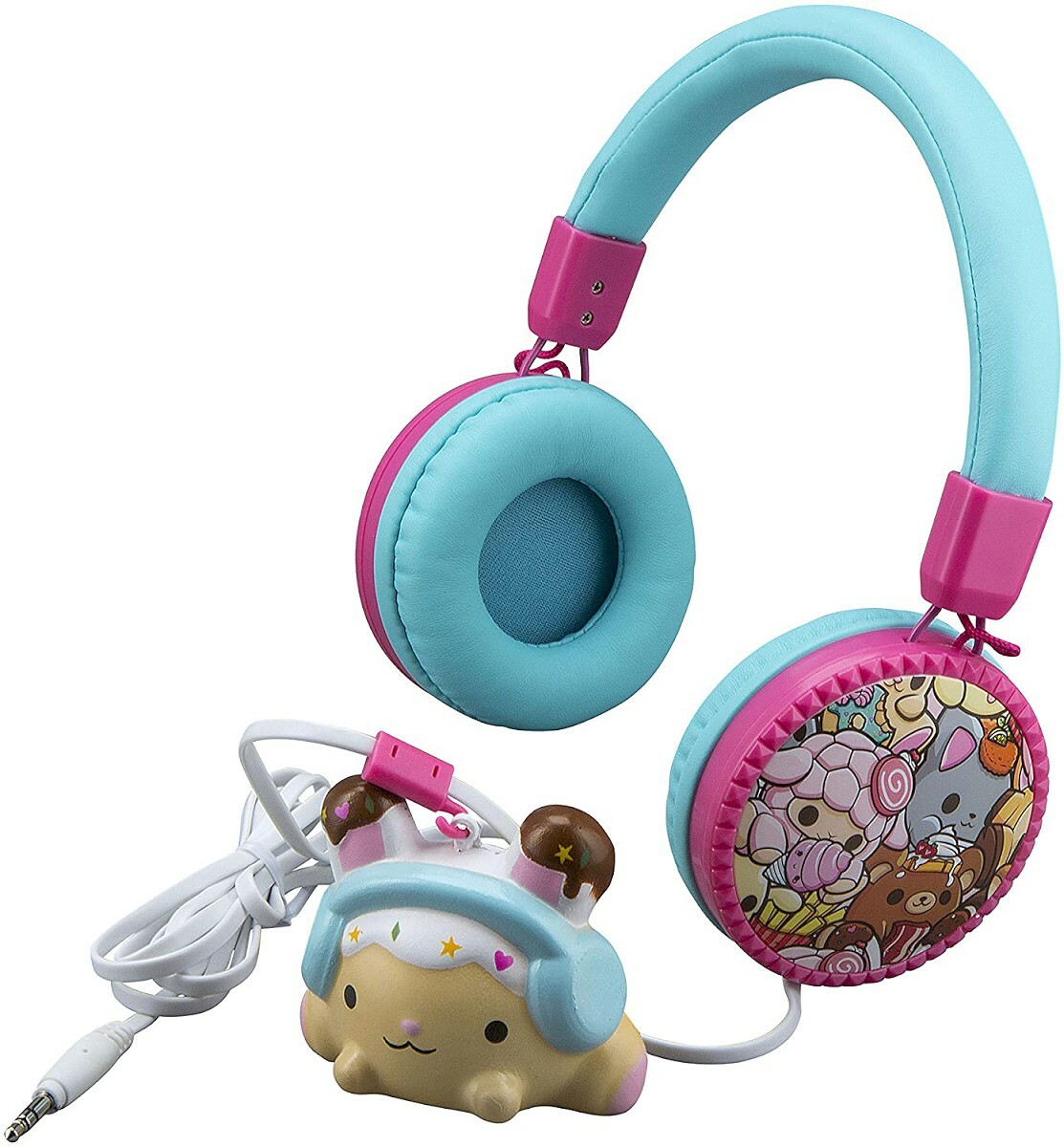 NEW eKids SS-M48B.EXv8 Smooshy Mushy BITSY BUNNY Fashion Over-the-Ear Headphones