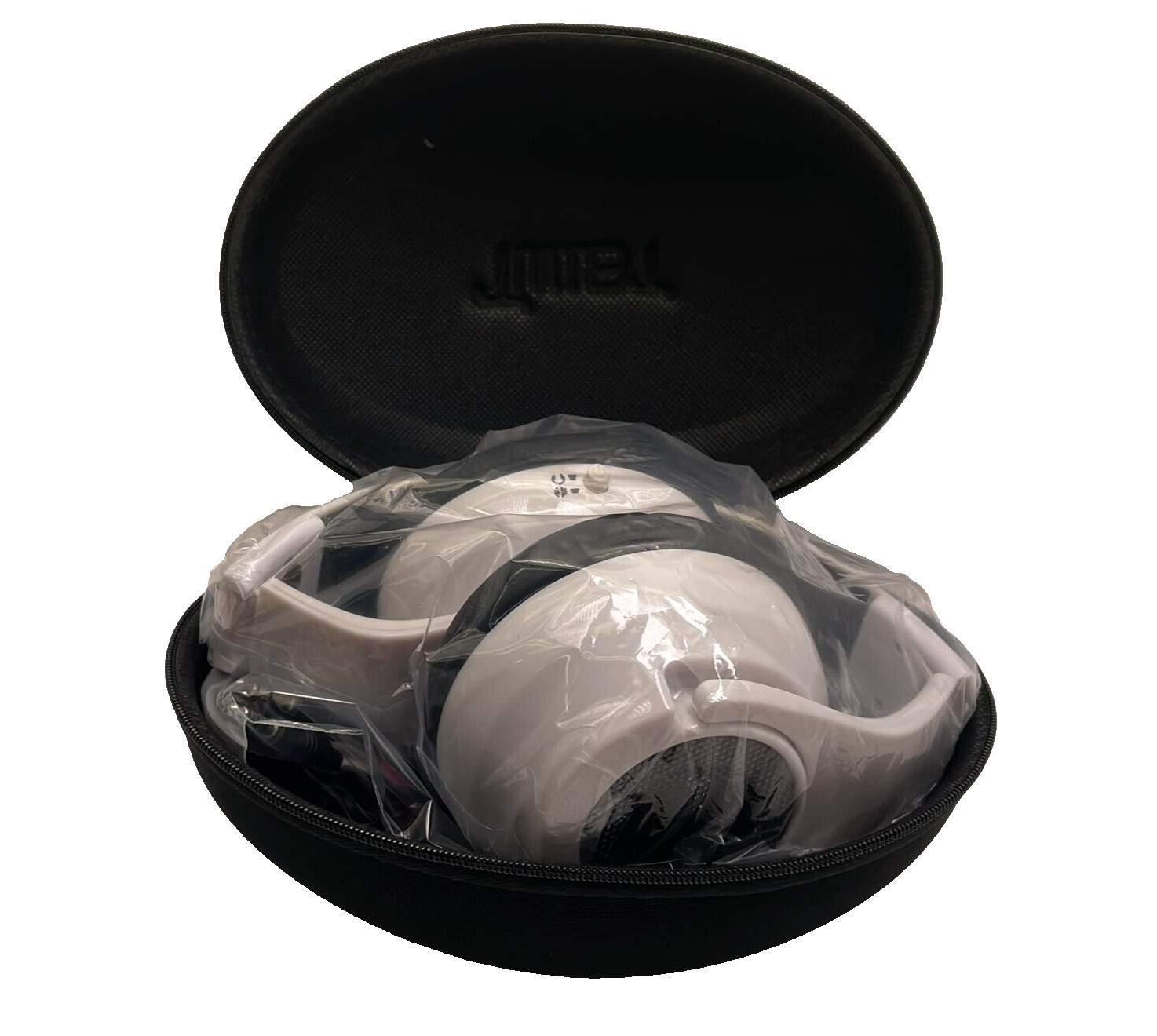 Twist Over Ear Headphone to Hybrid Speakers – White