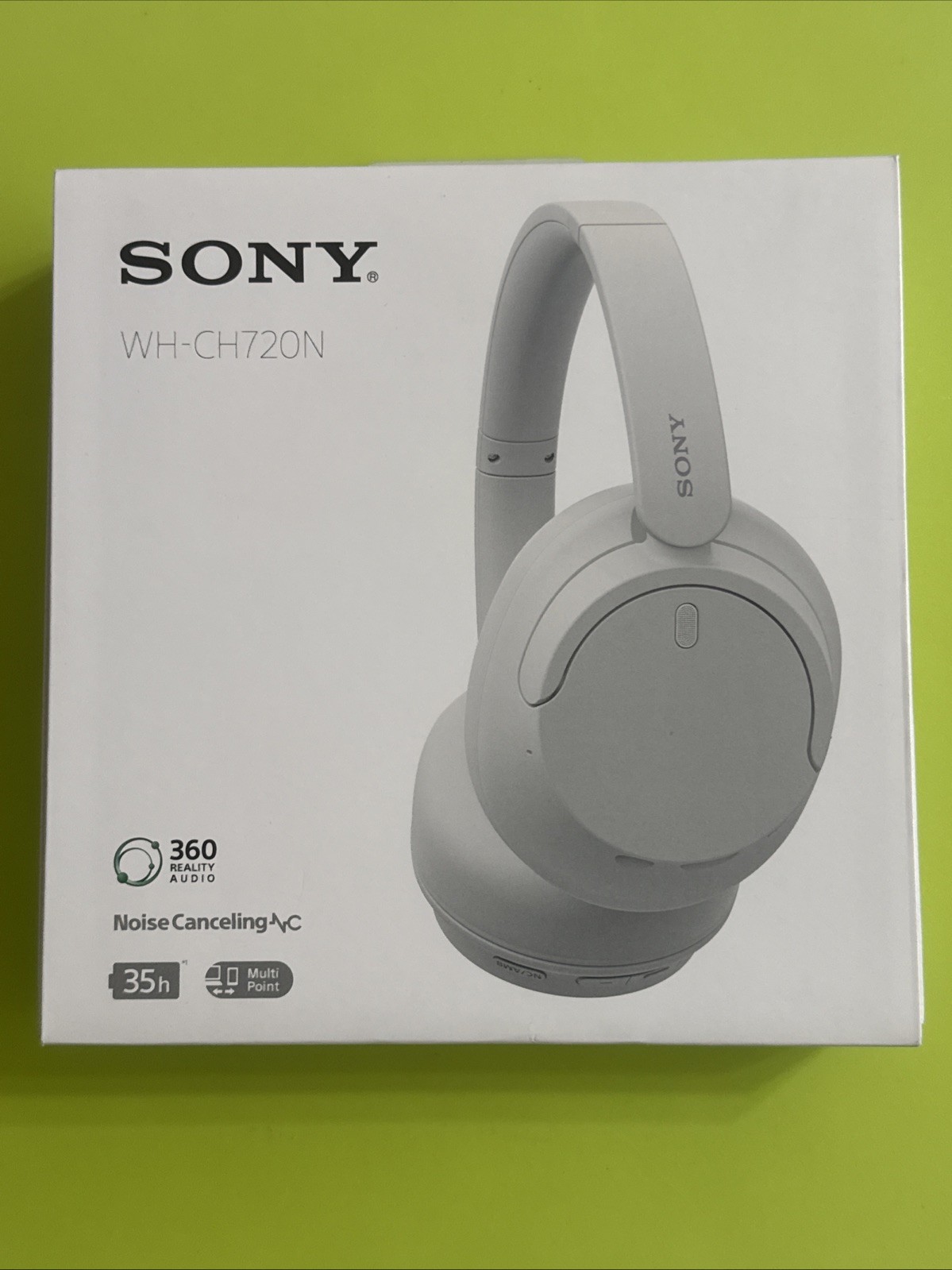 SONY WIRELESS HEADPHONES BLUETOOTH ON-EAR HEADSET W MICROPHONE – WHITE, New