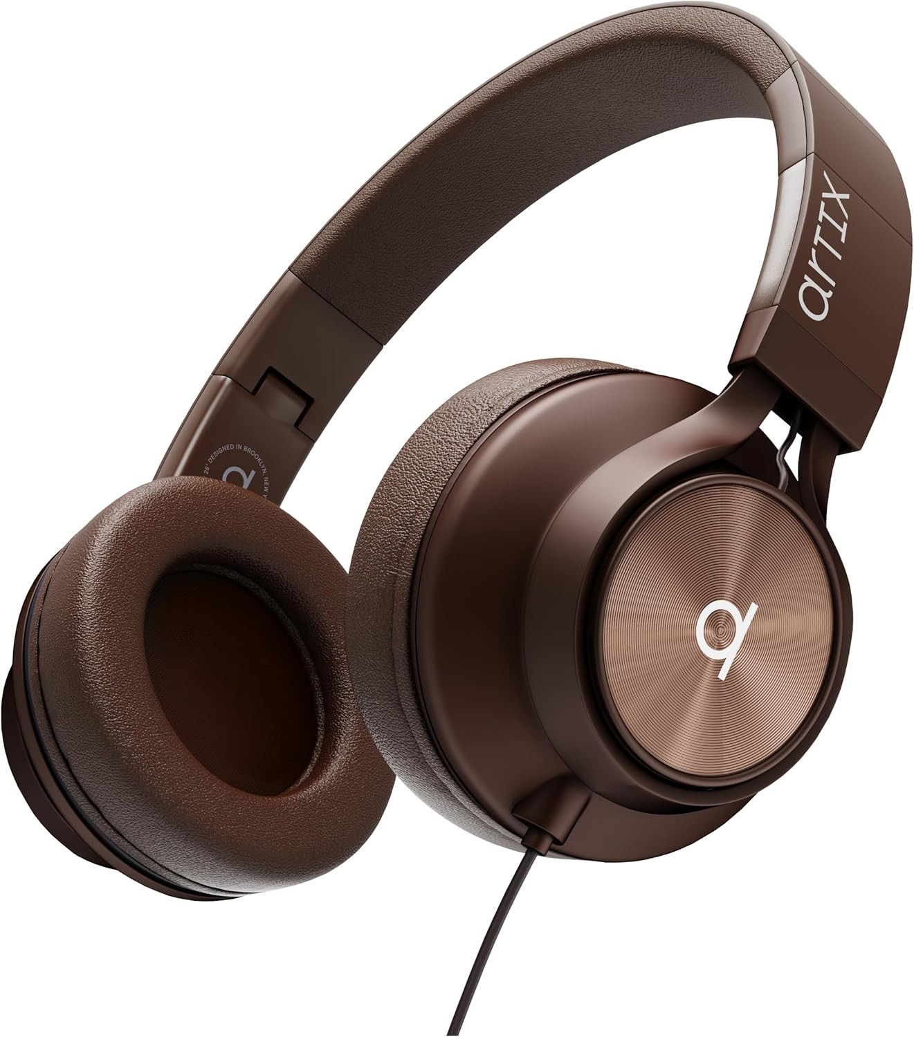 CL750 over Ear Headphones Wired with Mic & Volume Control, Audio with 100% Noise