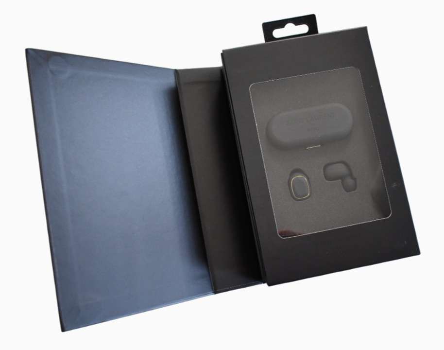 NEW SAINT LAURENT Paris x YEVO HAPPY PLUGS TRUE WIRELESS Headphones Earbuds