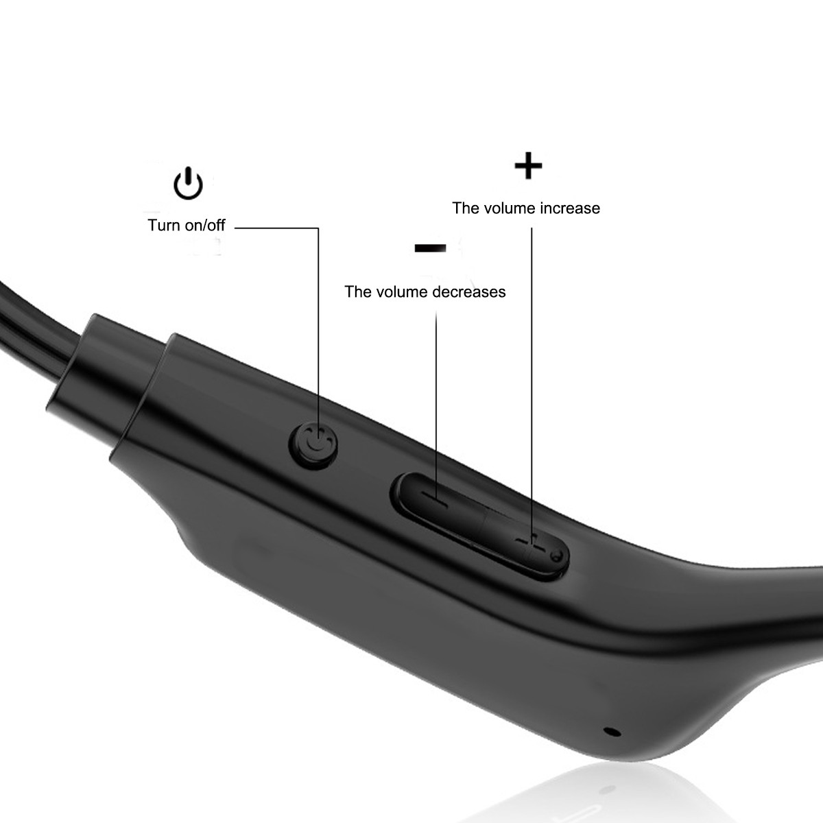 V5.2 Bone Conduction Card Insertable Long Endurance Bluetooth Wireless Earphones