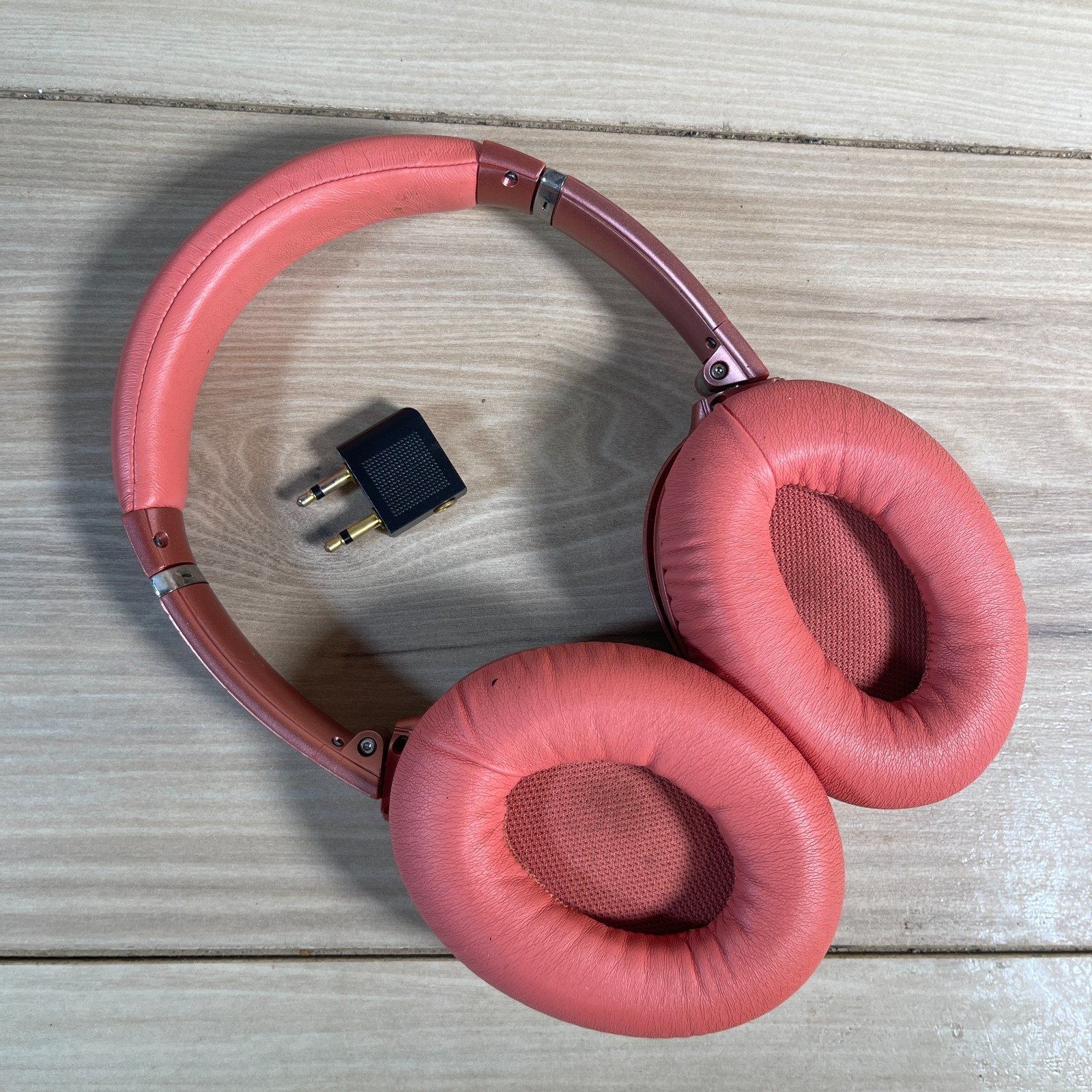 Srhythm Nc35 Over-Ear Headphones Pink Wireless Bluetooth 5.3 Noise Cancelling