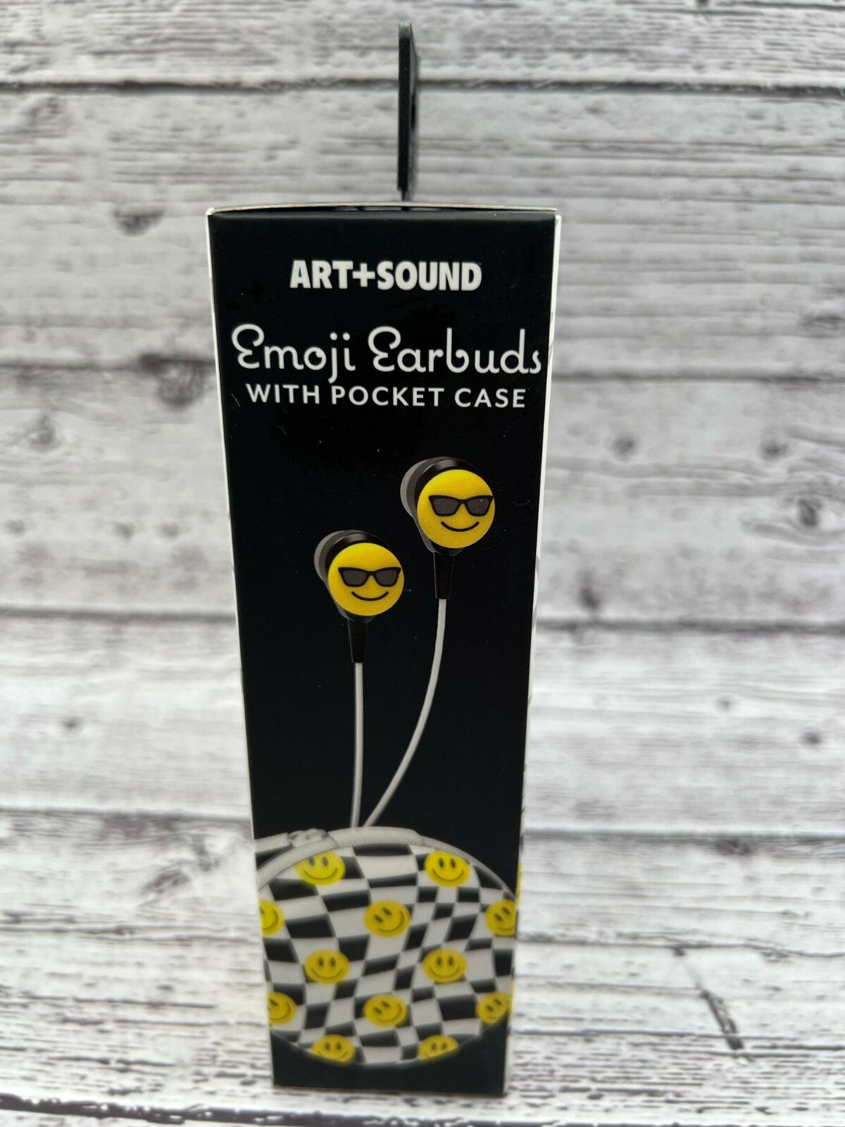 Art+Sound Headphone Earbud Lot Squishy Daisy Headphones Emoji Earbuds with Case