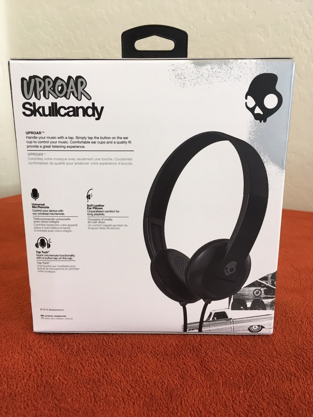 NEW SEALED Skullcandy S5URHT-456 Uproar Headphones – Black/Gray