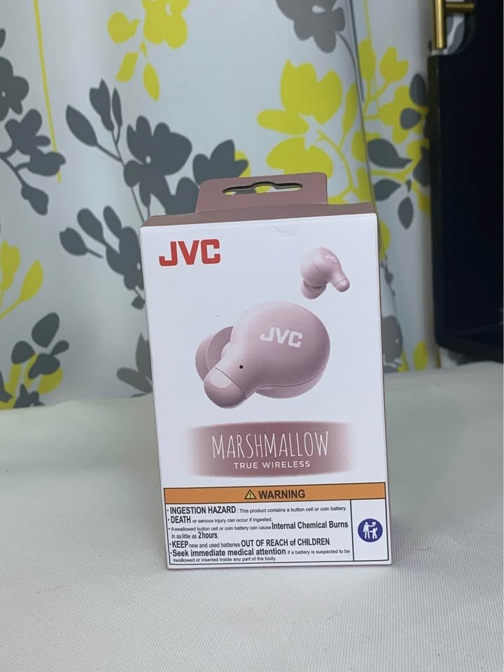 NEW JVC Marshmallow True Wireless Bluetooth Earbuds HA-A18T IPX4