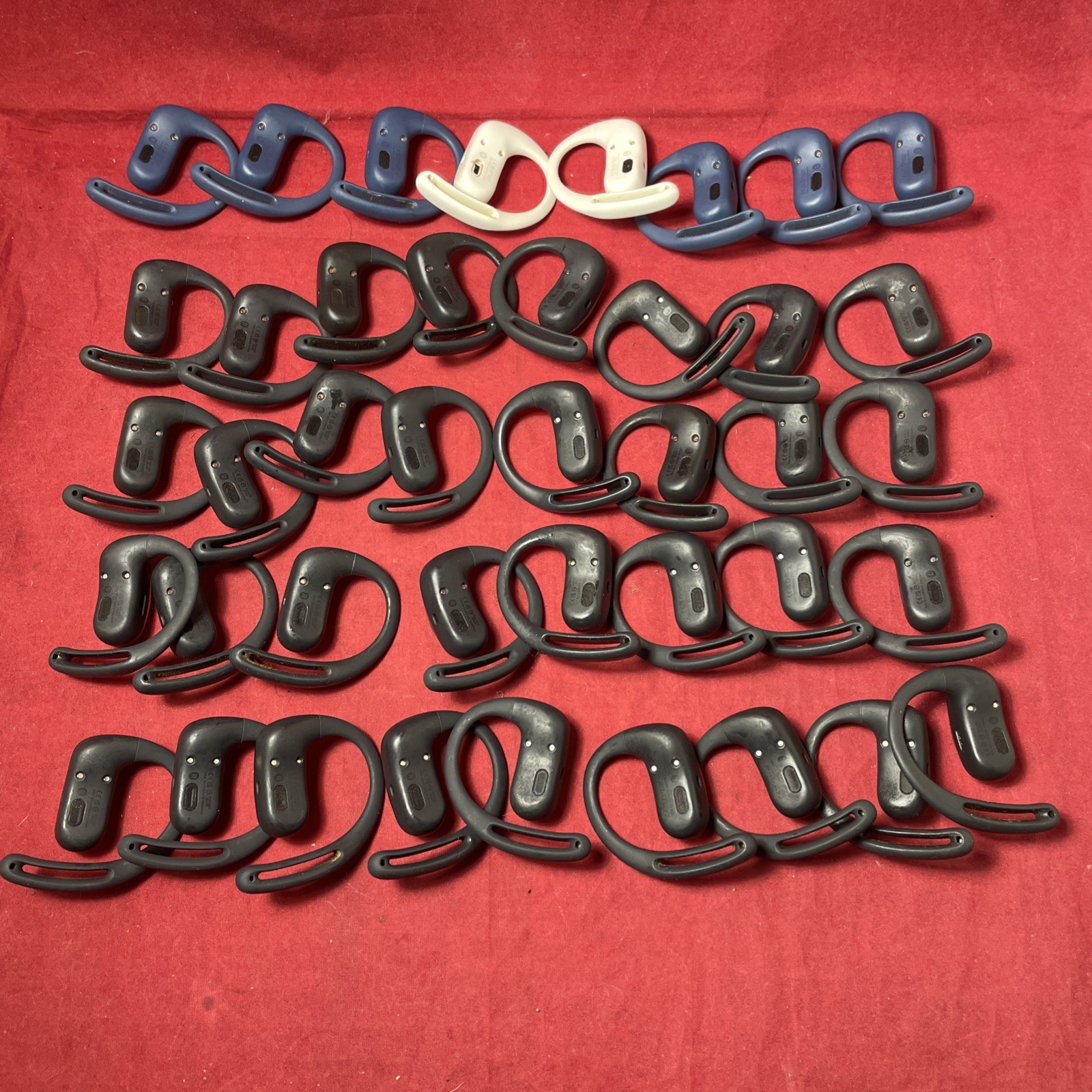 *AS-IS* Lot of 41 Shokz OpenFit Air T511 Black Blue White