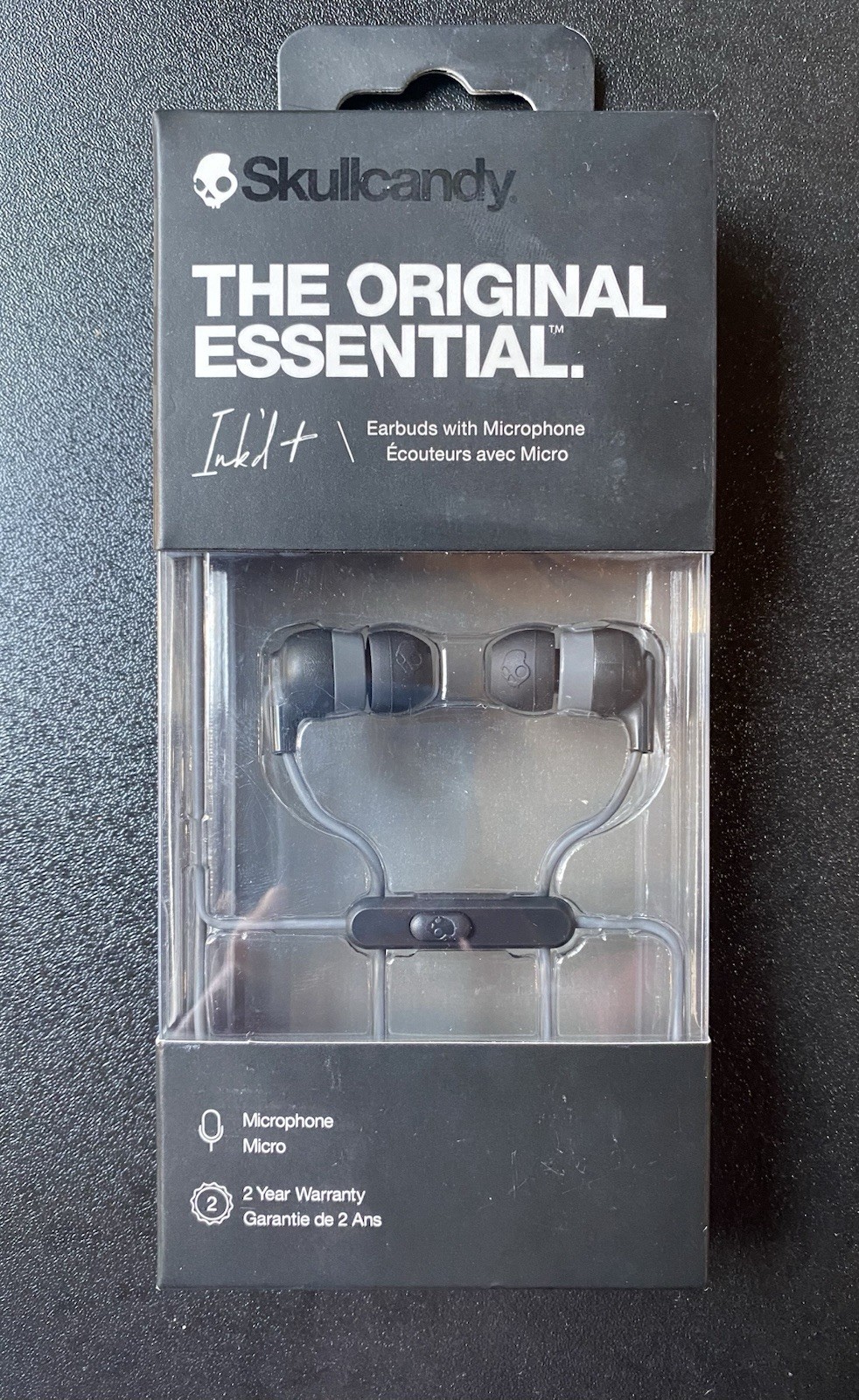 Skullcandy The Original Essential Wired Earbuds with Microphone INKD+ New