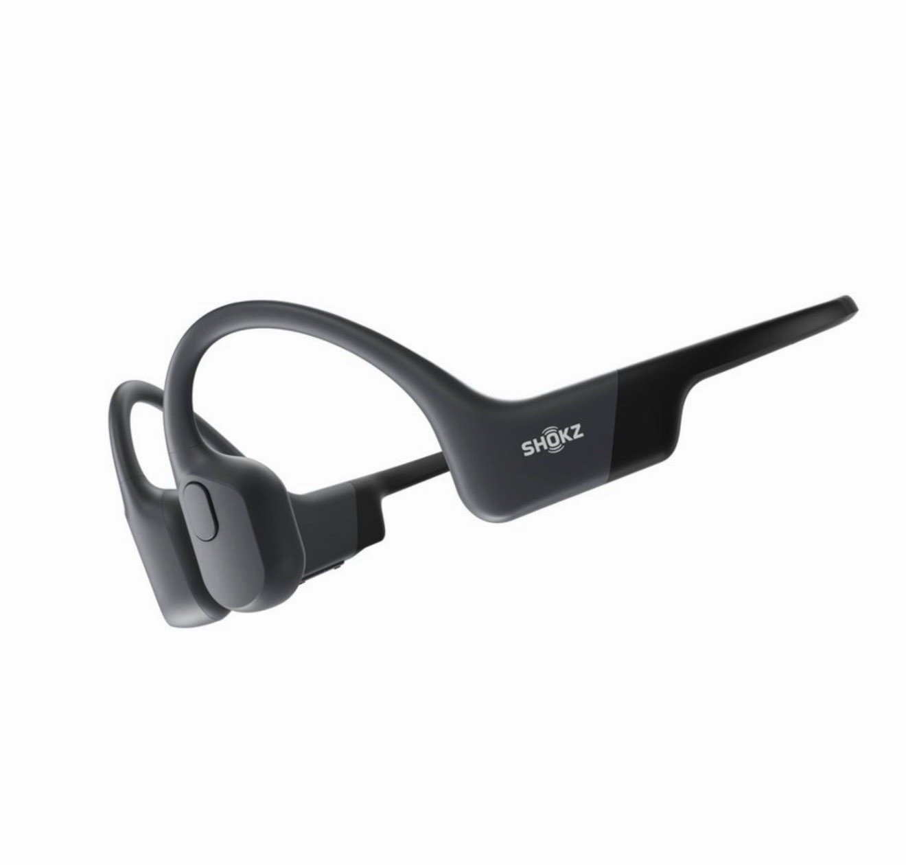 Shokz OpenRun Open-Ear Bluetooth Headphones Black Water Resistant