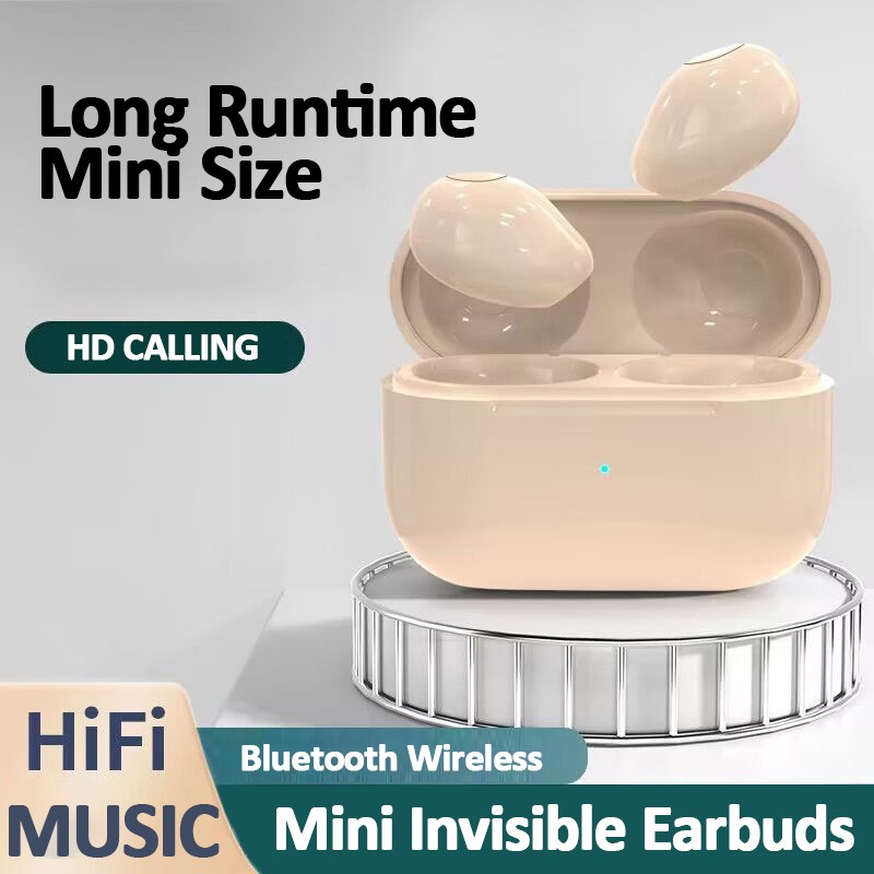 2026 Mini Invisible Sleep Earbuds Bluetooth 5.2 Headphones Comfort Fit Earphones