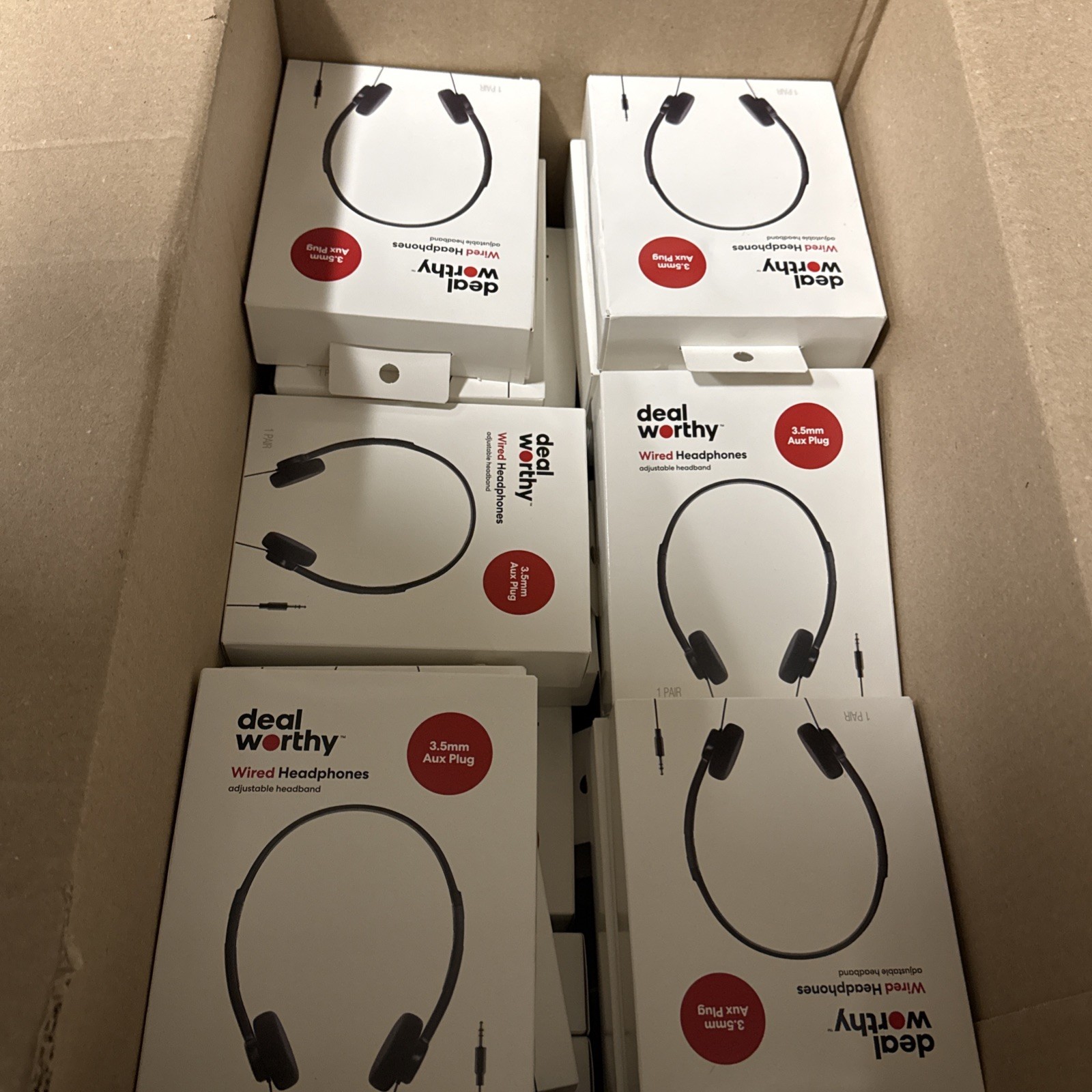 ?HUGE Bulk RESELLER Lot OF 32 Retro On-Ear Headphones Wired, 3.5mm Jack