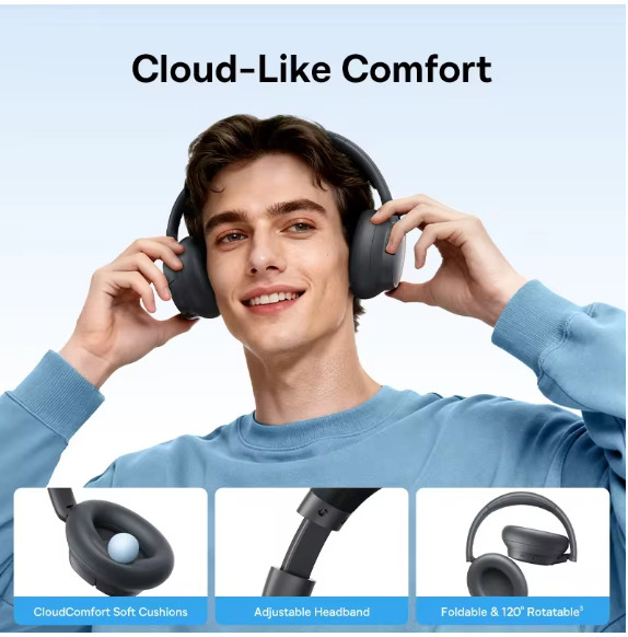 Baseus Bass BH1 NC Lite ANC Wireless Headphones 95% Noise Cancelling