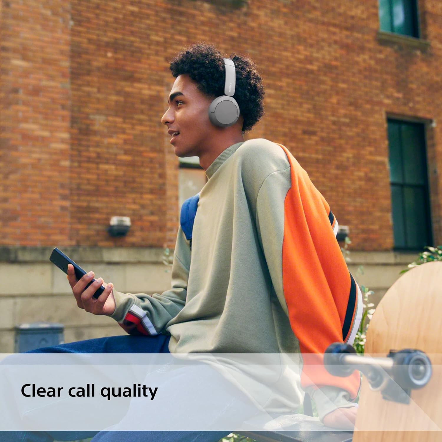 Sony WH-CH520 Wireless Bluetooth Headphones – up to 50 Hours Battery Life with Q