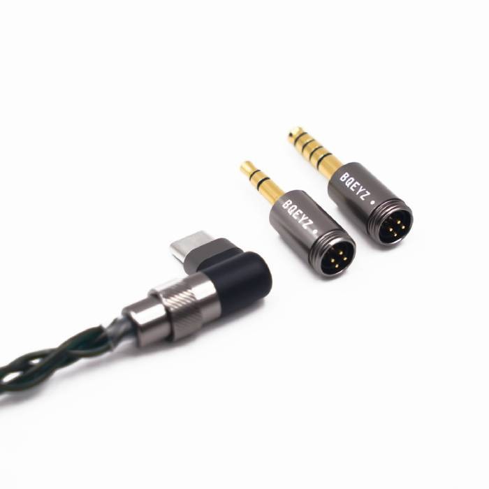 BQEYZ Winter II Green Wired Earphones Over-Ear Shure-Hook CIEM 2-Pin Plug