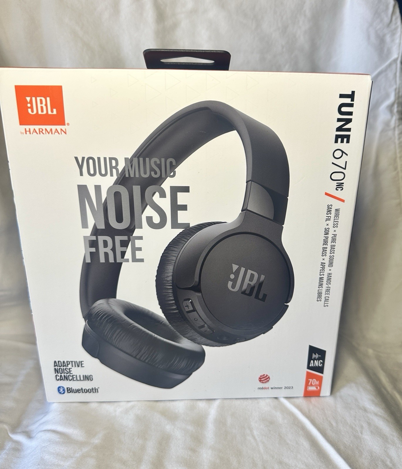 JBL 670NC Wireless Over-Ear Noise Cancelling Headphones ~Brand New~