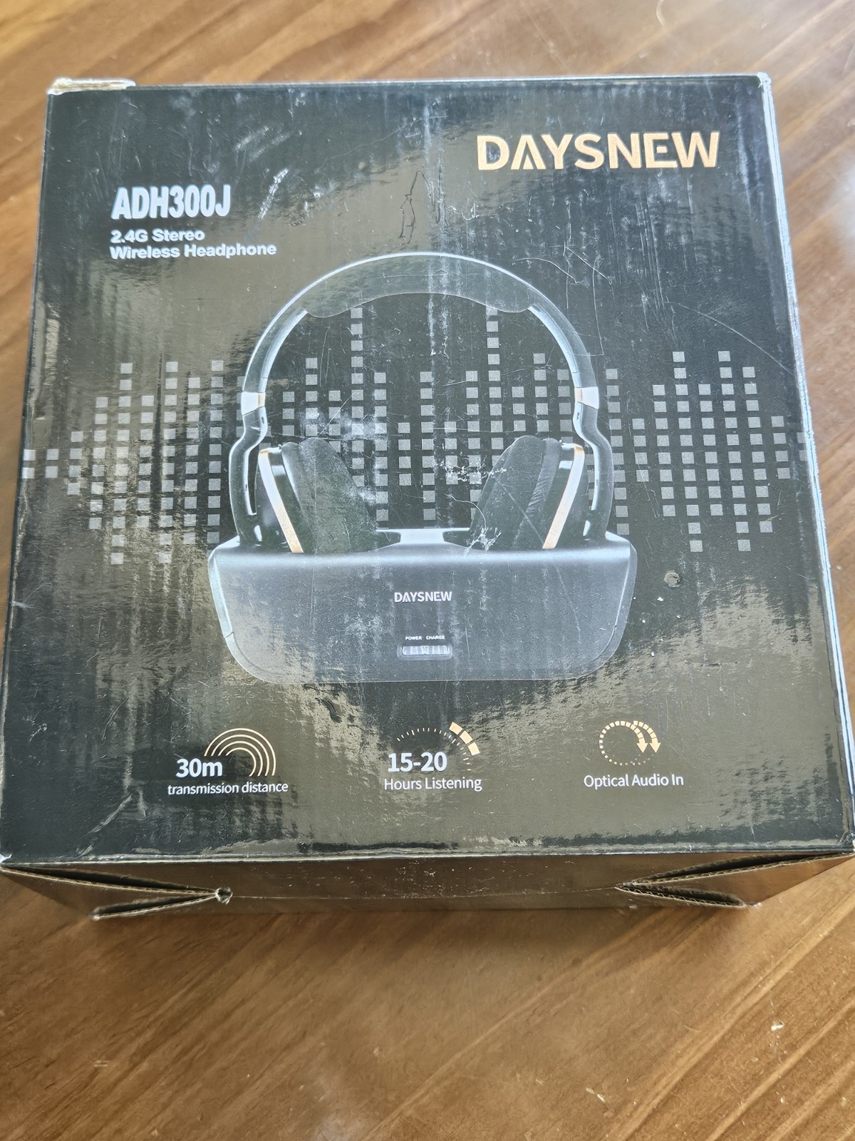 Artiste TV 2.4GHz RF Wireless Over Ear Digital Stereo Headset – Black