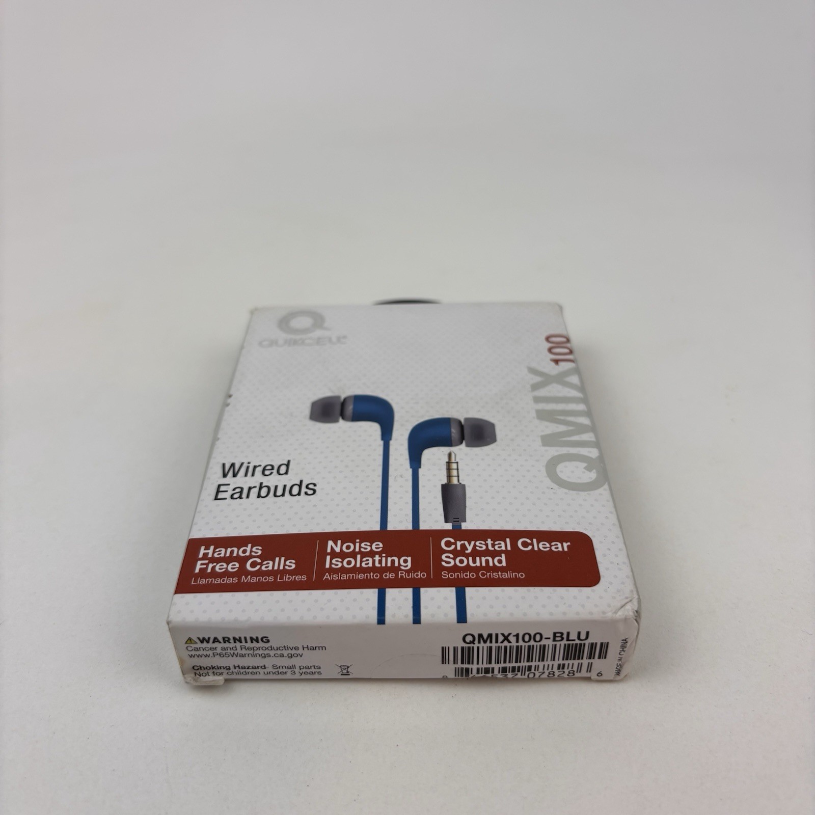 Quikcell QMIX 100 Wired Earbuds Noise Isolating In Ear Headphones With 3.5mm