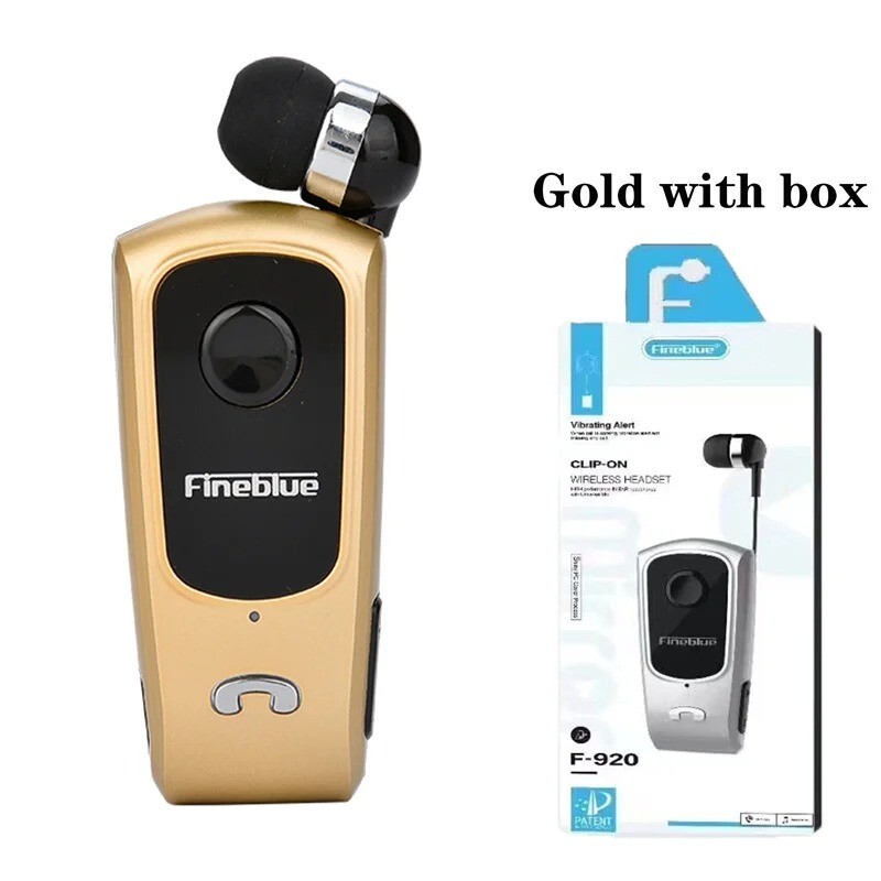 Fineblue F920 Wireless Bluetooth Earphone Clip Headset Business Vibrating