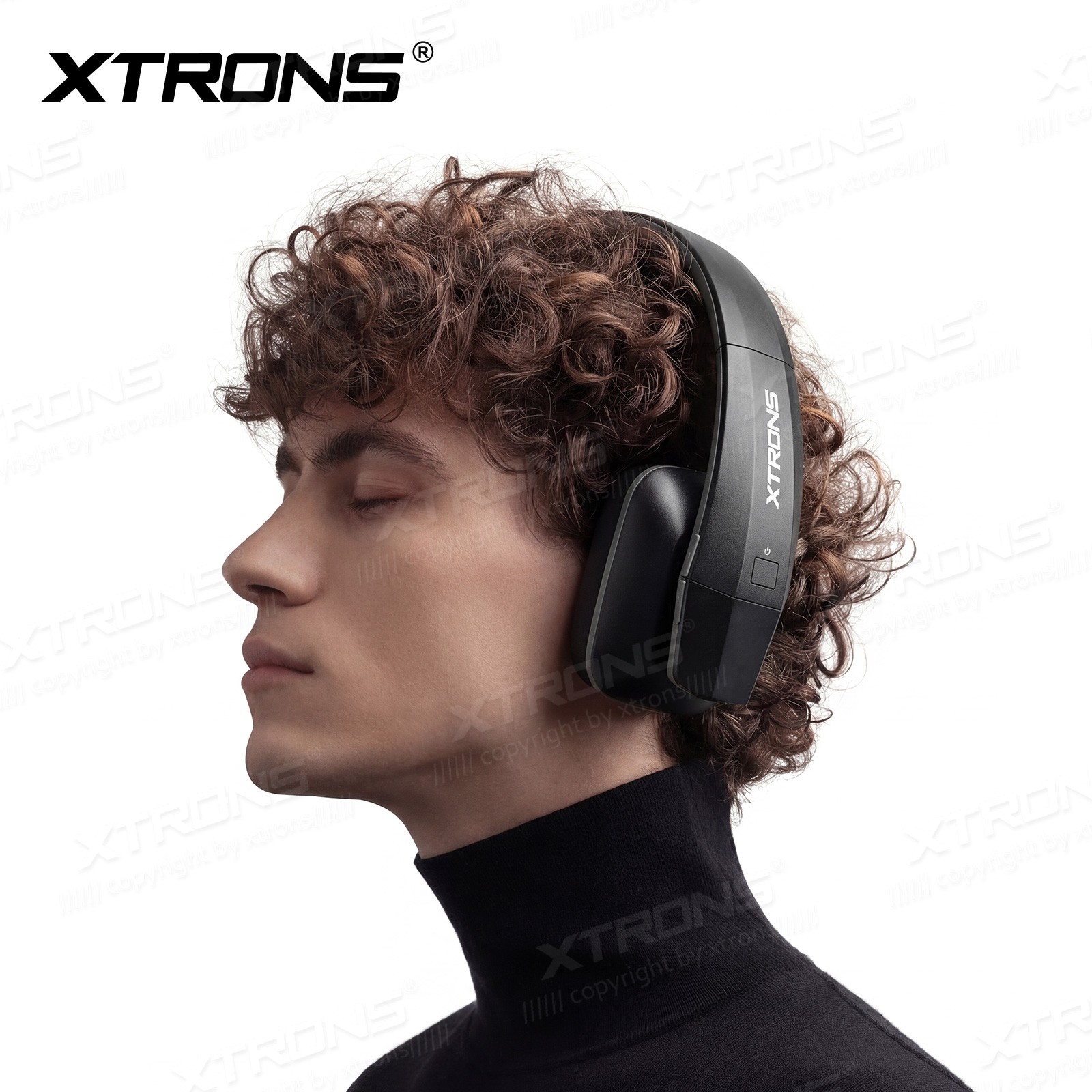 2X XTRONS Portable Bluetooth 5.3 Headphones Foldable Wireless Over Ear Headset