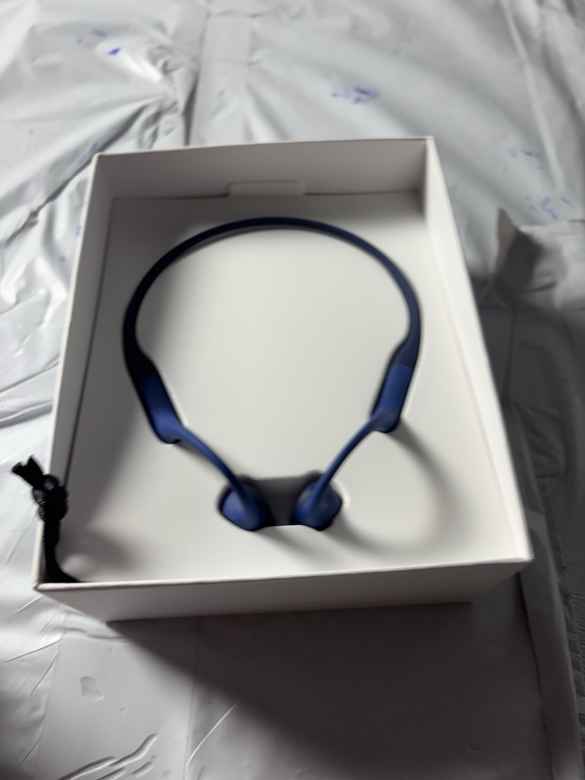 Shokz OpenRun Bluetooth Over the Ear Headphones – Blue S803