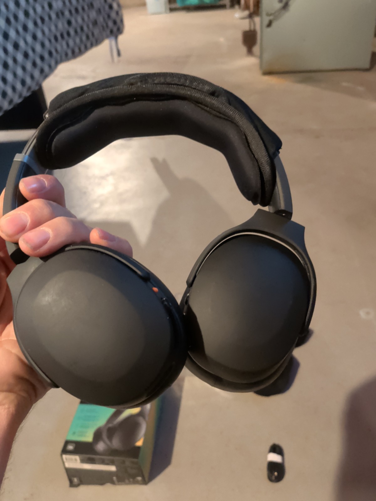 Skullcandy Crusher Evo Headphones – Black CIB includes COOLING GEL cushion
