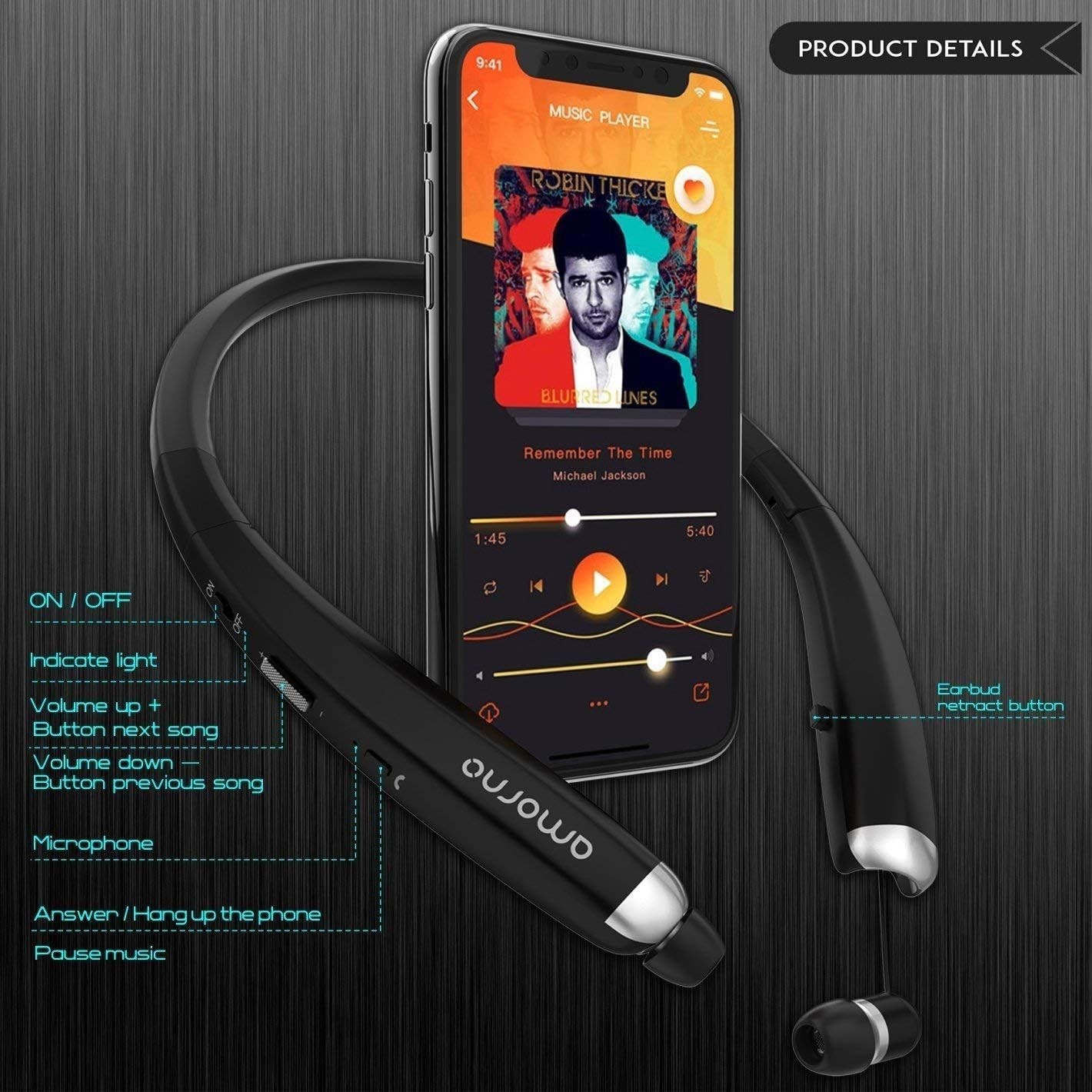 Audífonos Bluetooth Aprueba de Agua Deportivos Manos Libres NUEVO 2025 US