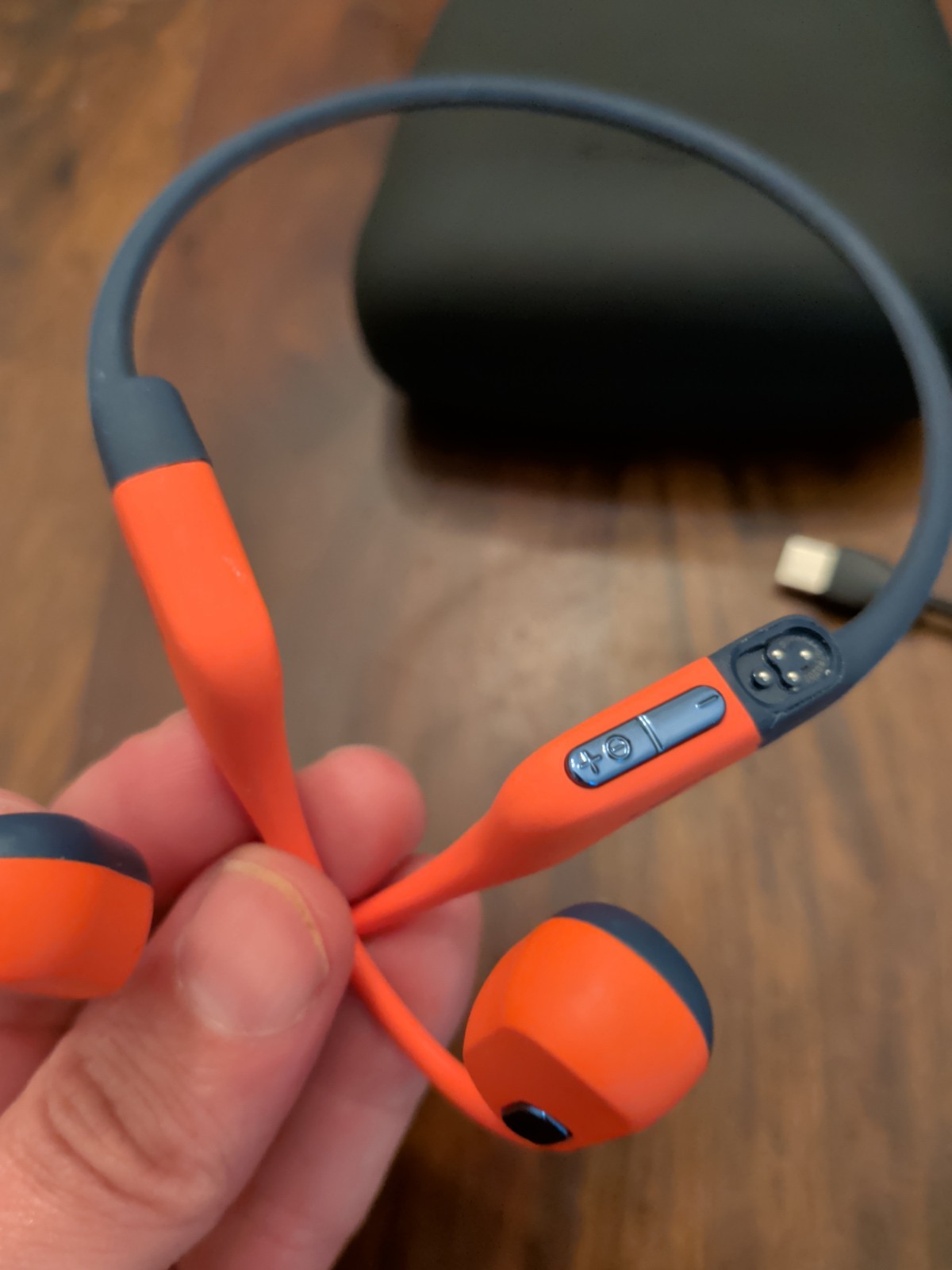 Shokz OpenSwim Pro Wireless Bone Conduction Open-Ear Headphones Red – EUC Tested