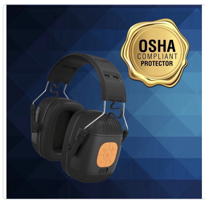 Tzumi SoundGuards Over Ear Jobsite Hearing Protection Headphones