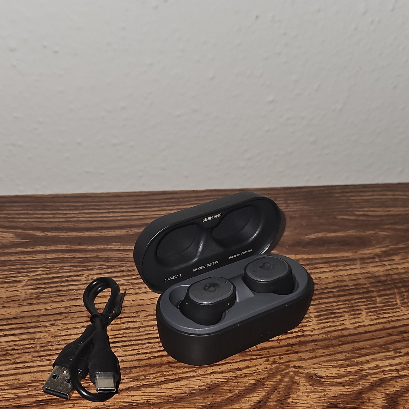 Skullcandy Sesh ANC True Wireless Earbuds Noise Cancellation Bluetooth Black