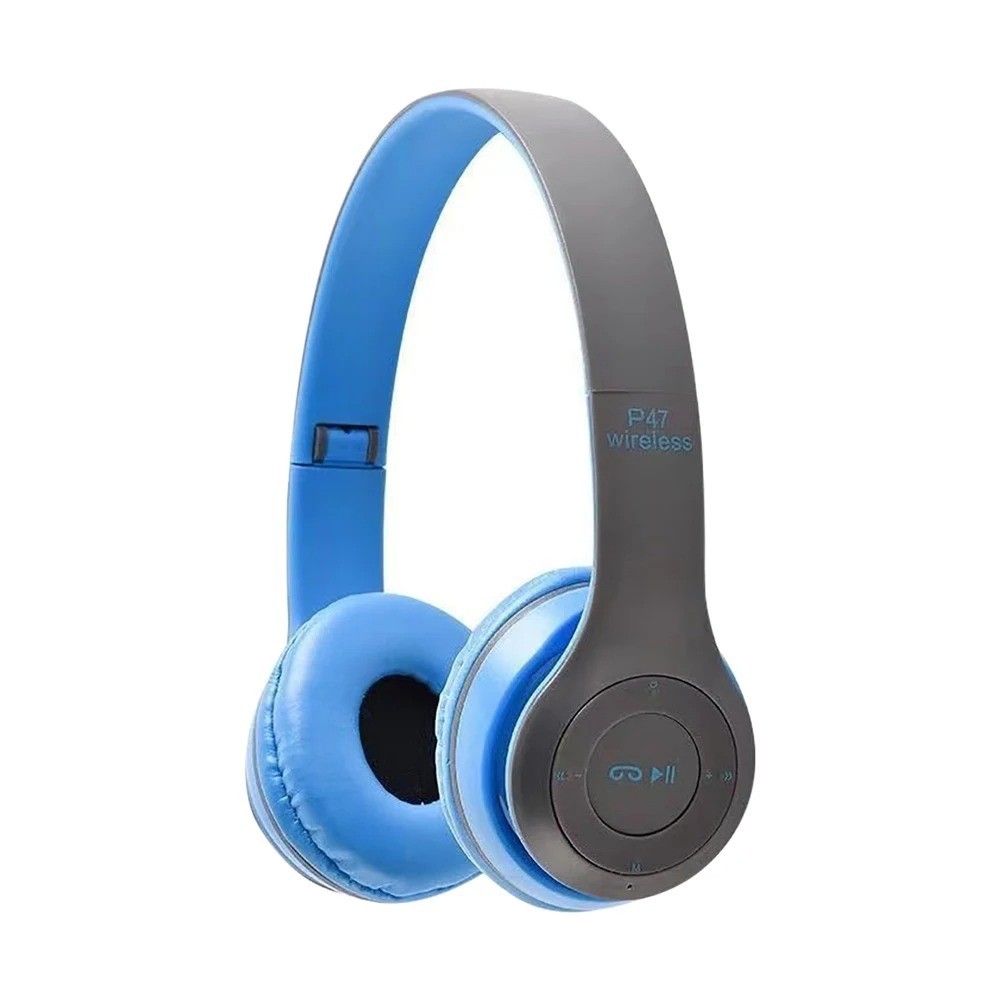 Wireless Bluetooth Headphones Foldable Over Ear Headset Mic Bass HiFi Stereo
