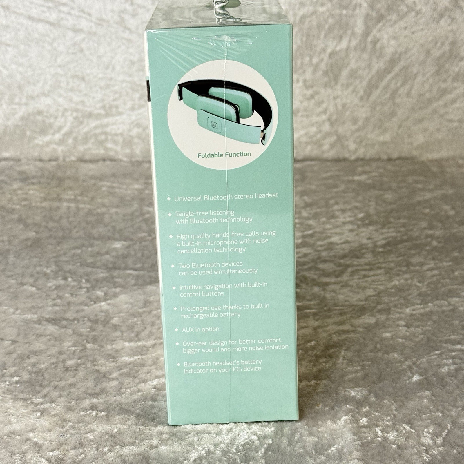 RLX Bluetooth Stereo Headset – RLX-100 – Mint Green – New, Sealed