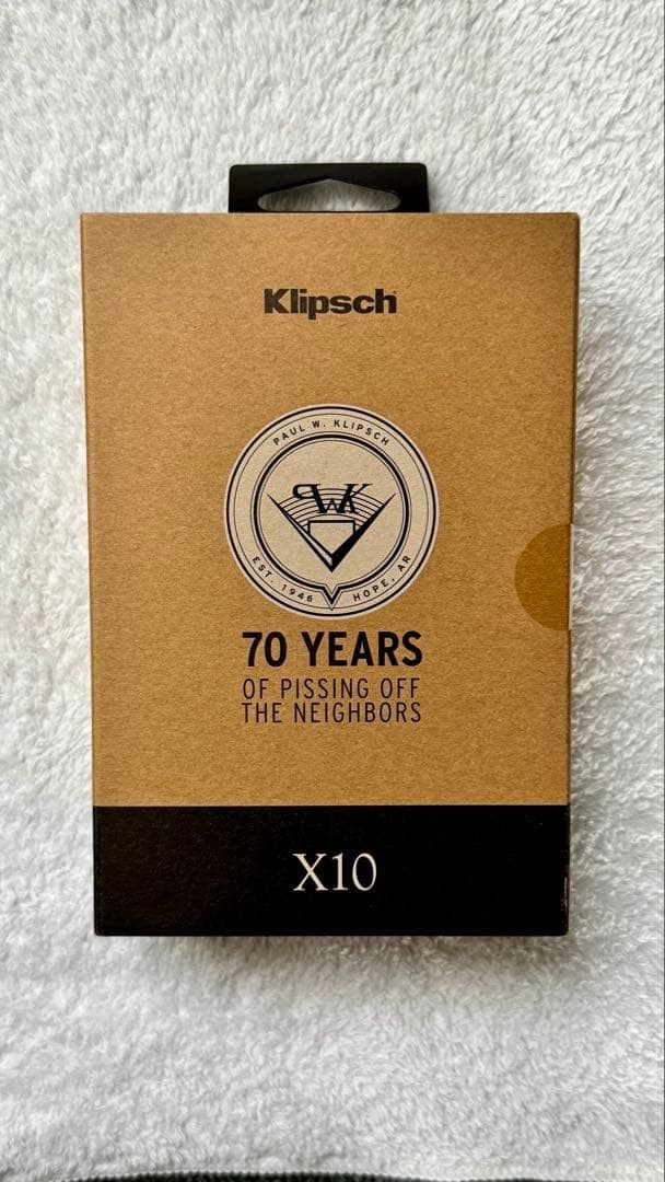 Klipsch Image X10 In-Ear Headphones 70th Anniversary Edition Used