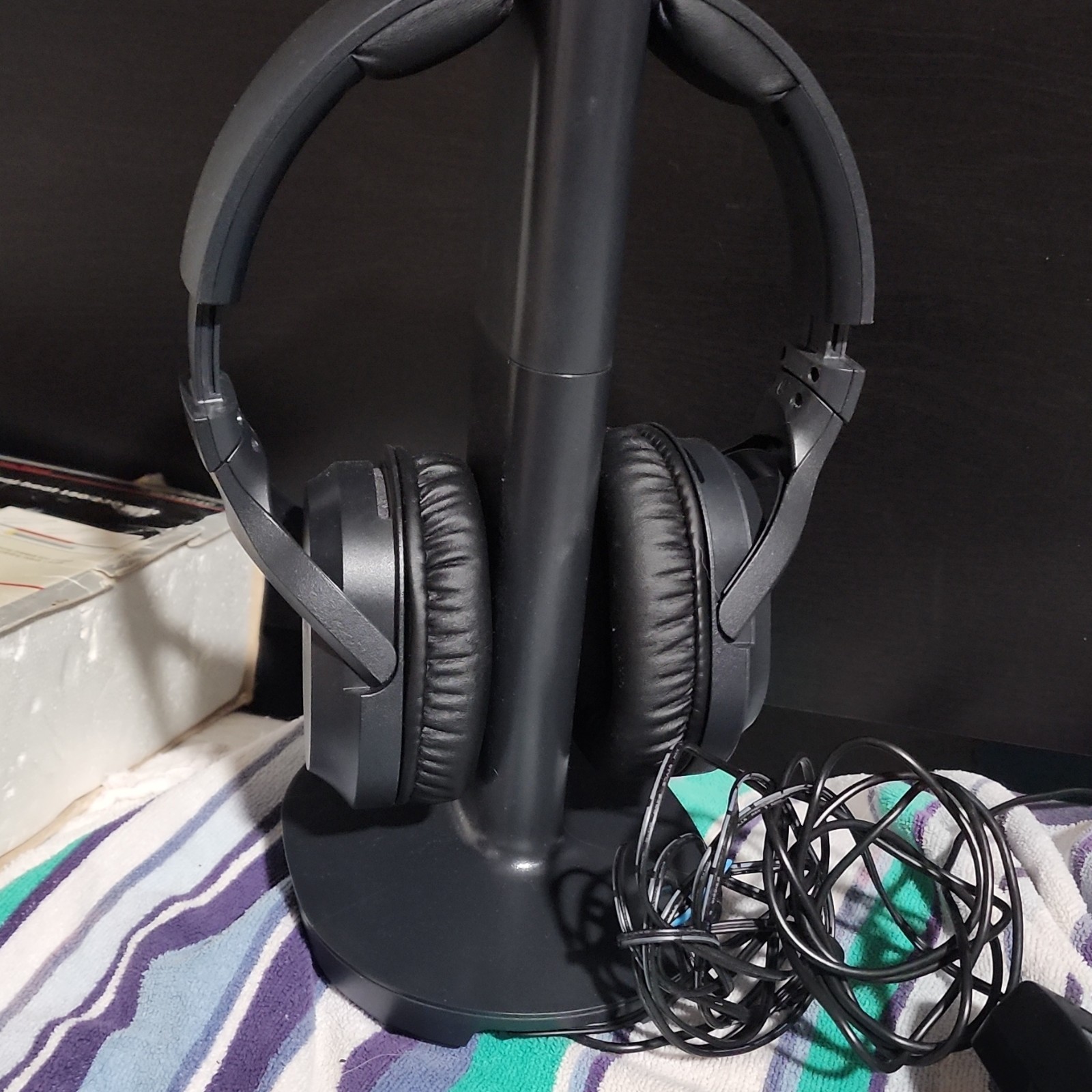 `SONY WH-RF400 WIRELESS HOME THEATER HEADPHONES – BLACK