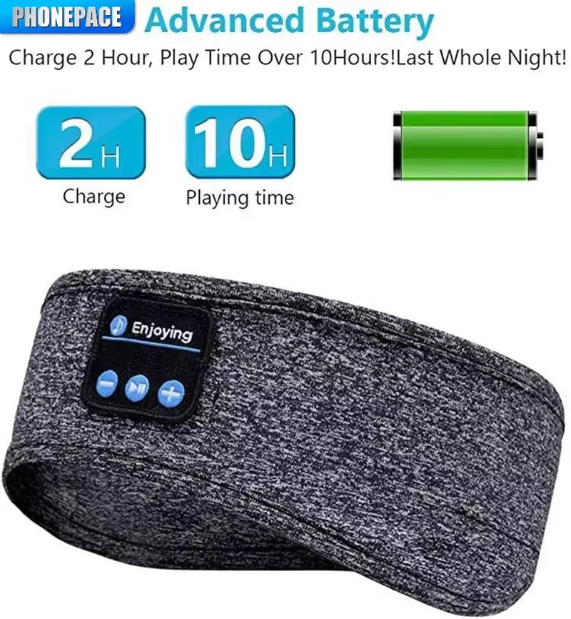 Bluetooth Sleep Headphones – 3-in-1 Wireless Sports Headband & Music Eye Mask