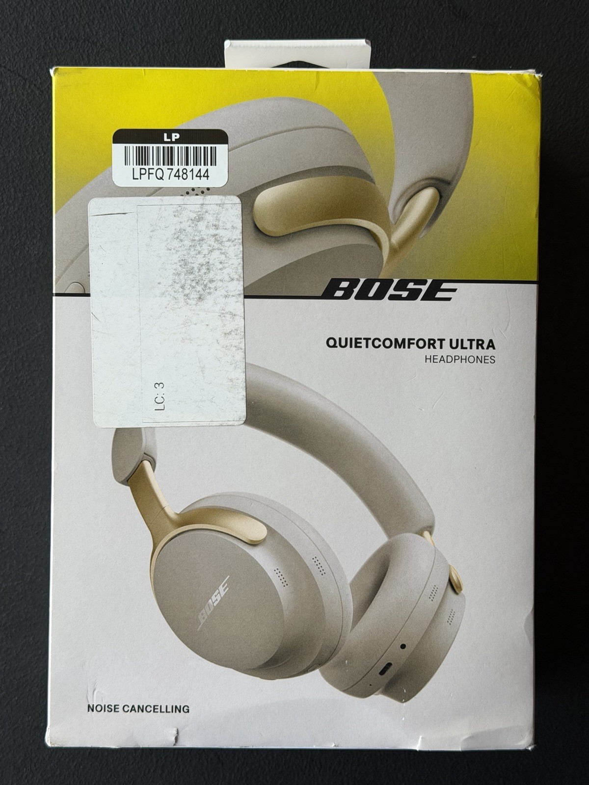 BOSE QUIETCOMFORT ULTRA WIRELESS NOISE CANCELLING OVER-EAR HEADPHONES Sandstone