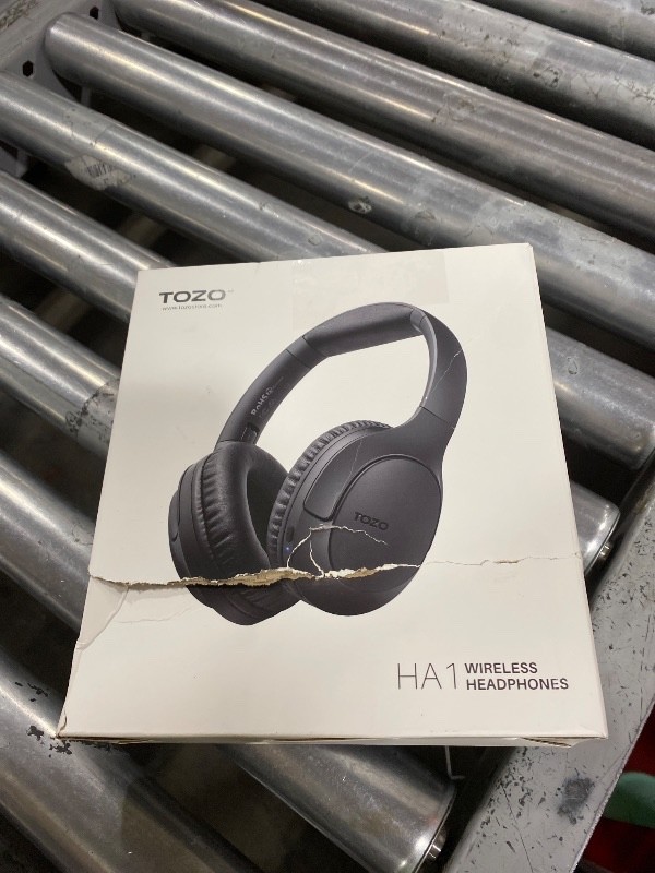 TOZO HA1 Bluetooth 5.4 Over Ear Headphones, 70H Playtime With Mic, Foldable Wire