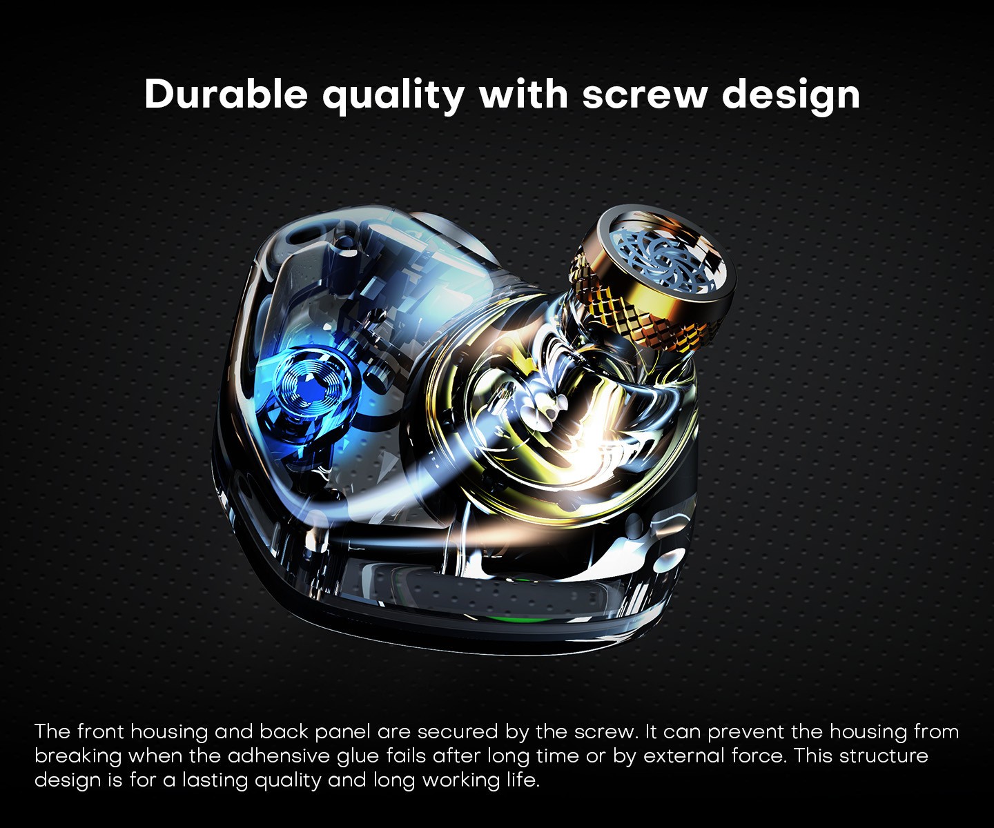 Kefine Klean 10mm DLC Diaphragm Dynamic Driver IEM Wired Earphones
