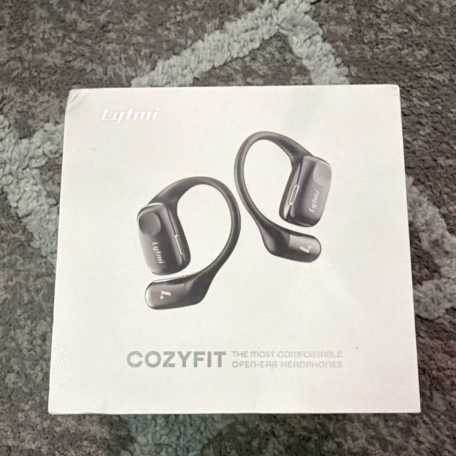 Lytmi CozyFit Open-Ear Bluetooth Ear-Hook Headphones Water Resistant Black