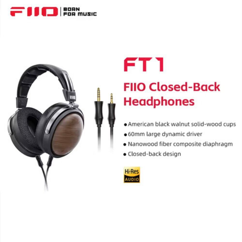 FiiO FT1 Pro Open-Back Planar Magnetic Wired Hi-Fi Headphones for Home, Studio